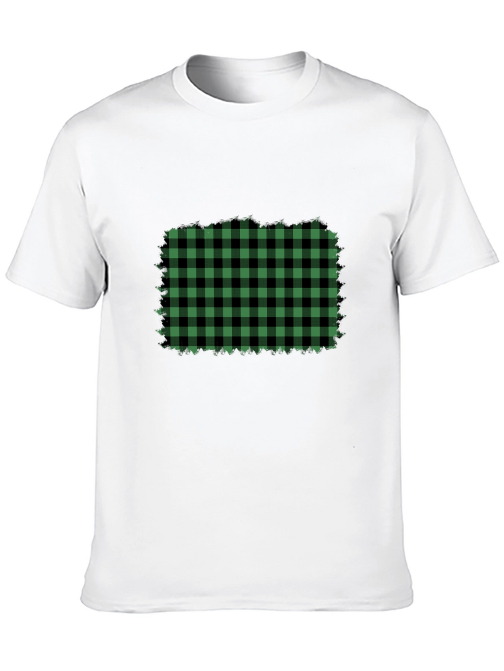 Buffalo Plaid Patch Graphic Tee