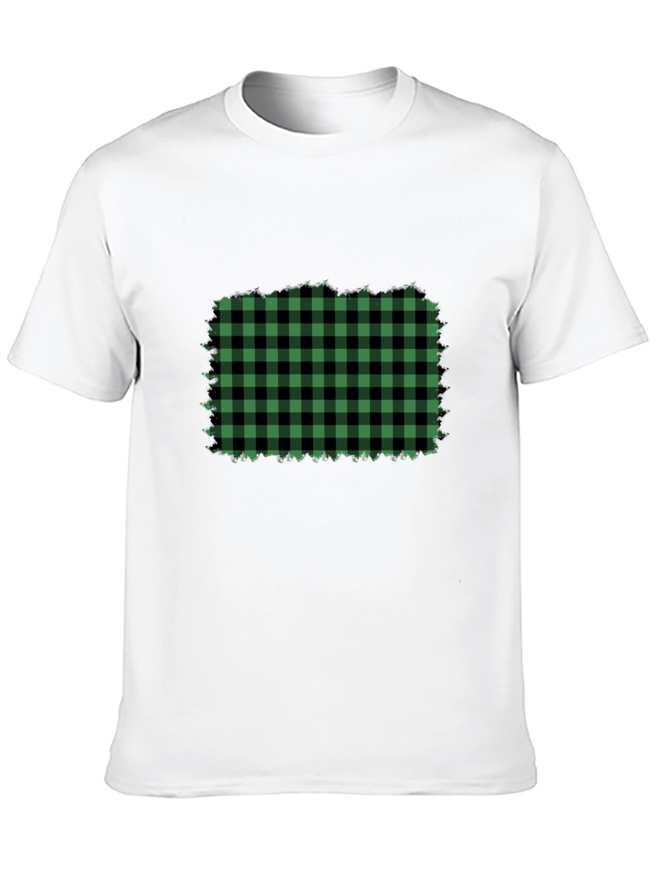 Buffalo Plaid Patch Graphic Tee