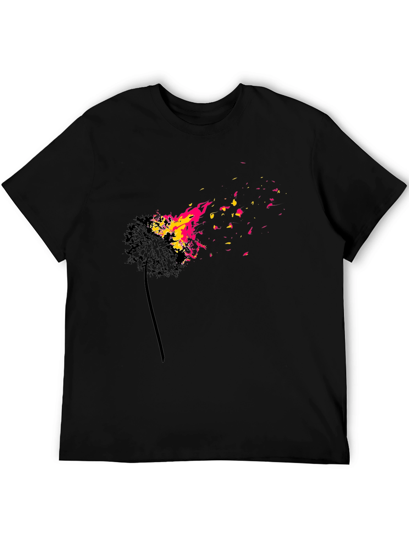 Burning Dandelion Graphic T-Shirt