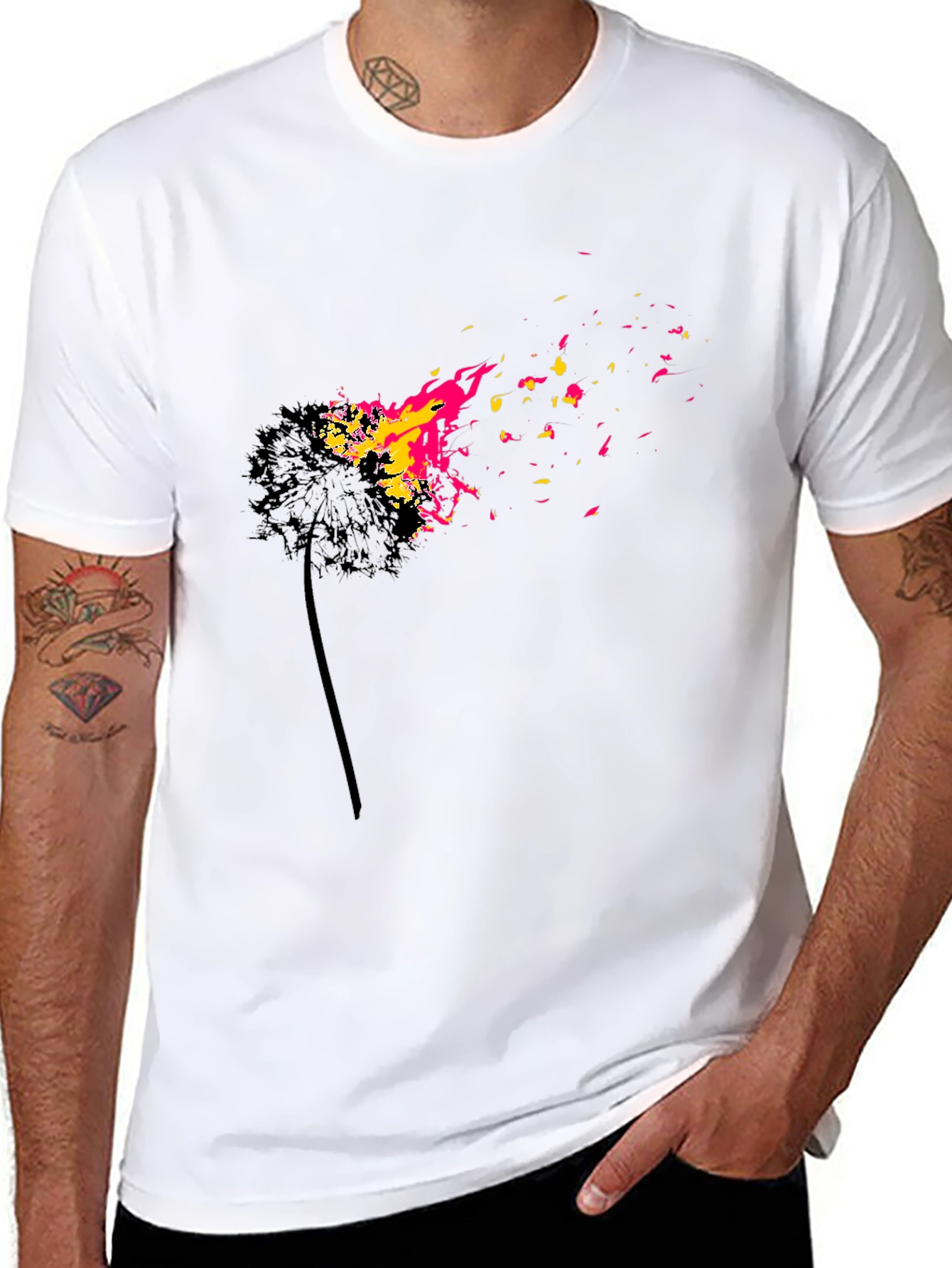 Burning Dandelion Graphic T-Shirt