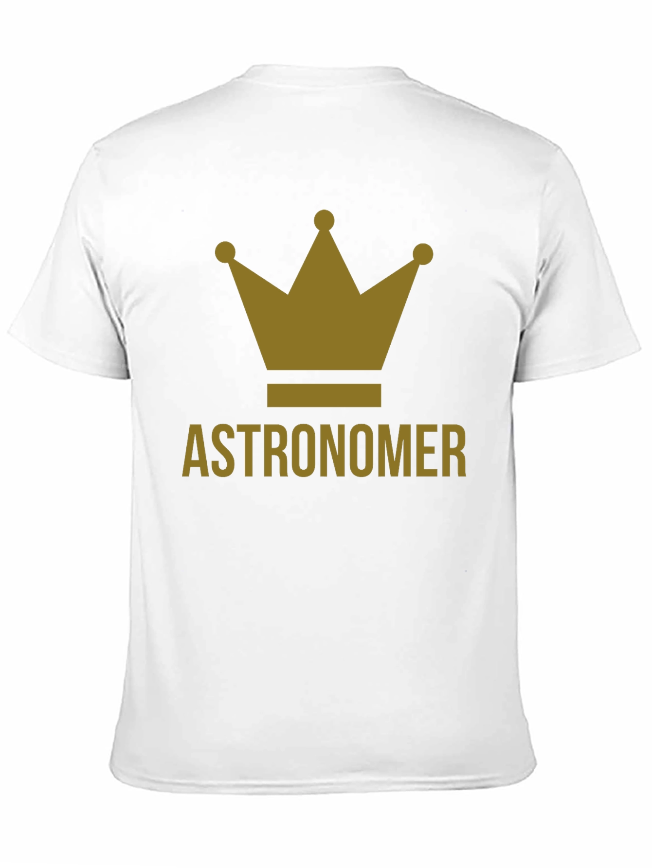 Astronomer Crown Graphic Tee - Black Cotton T-Shirt