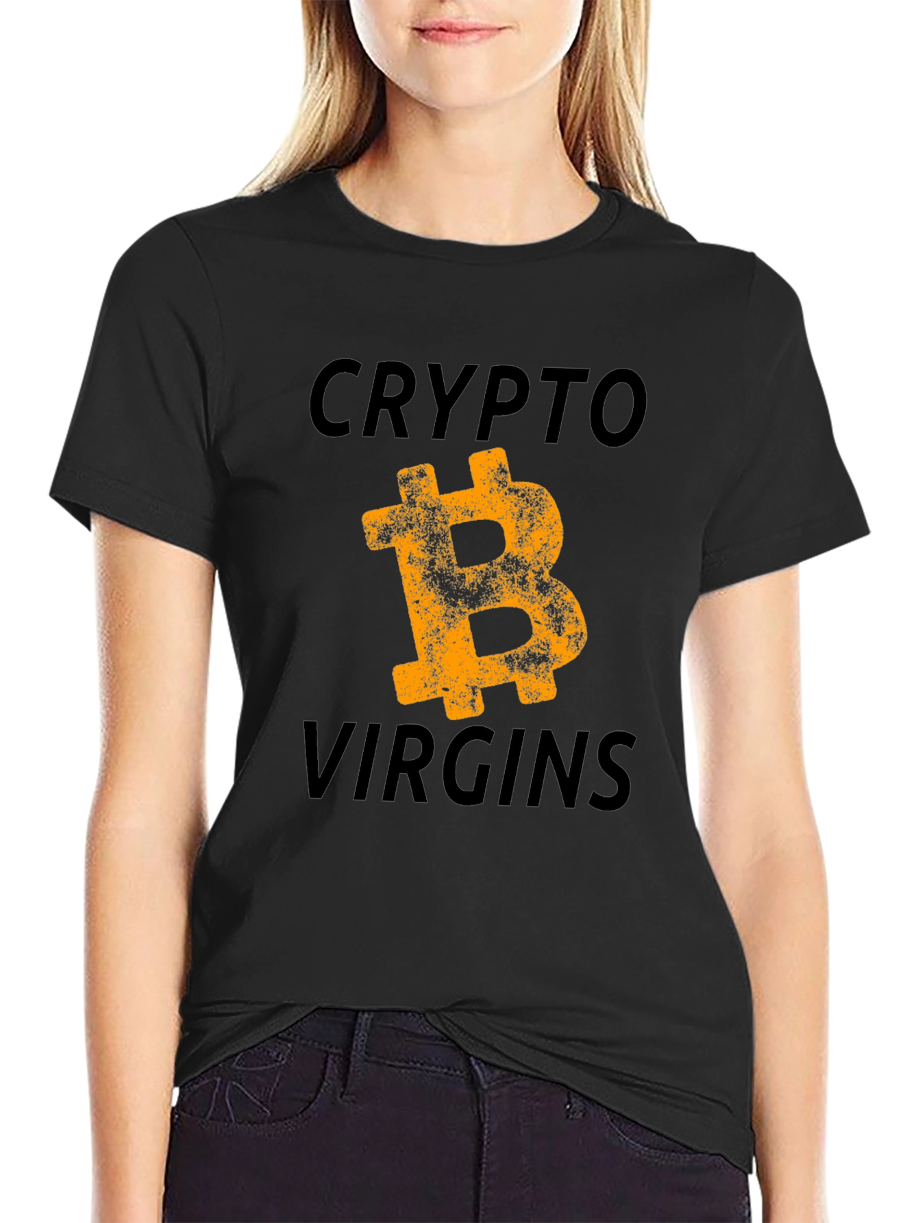 Crypto Virgins T-Shirt - Bitcoin Design