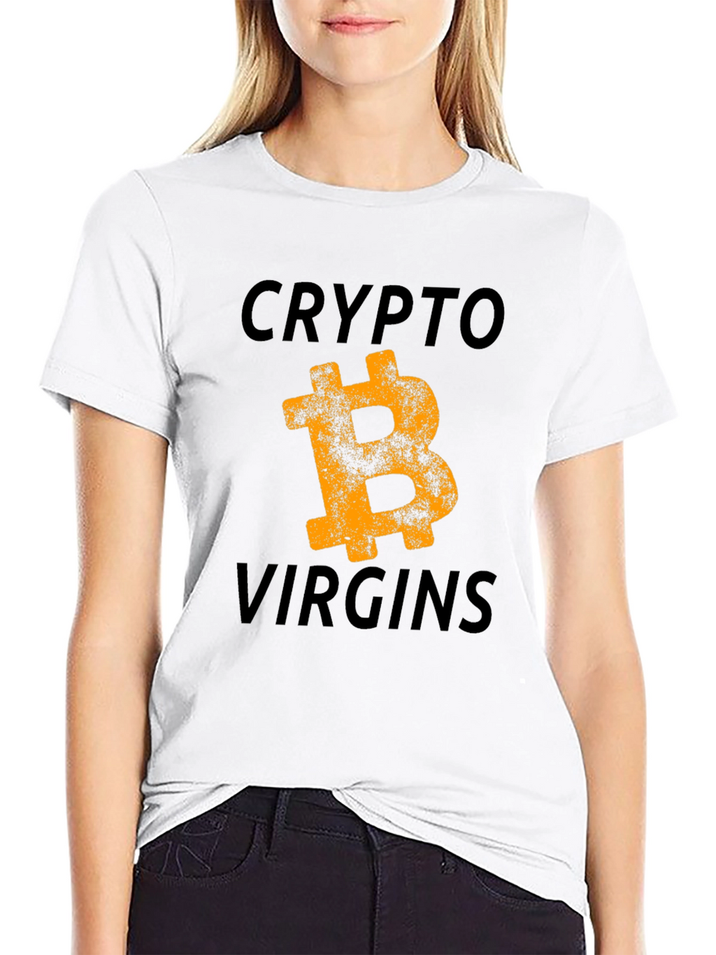 Crypto Virgins T-Shirt - Bitcoin Design