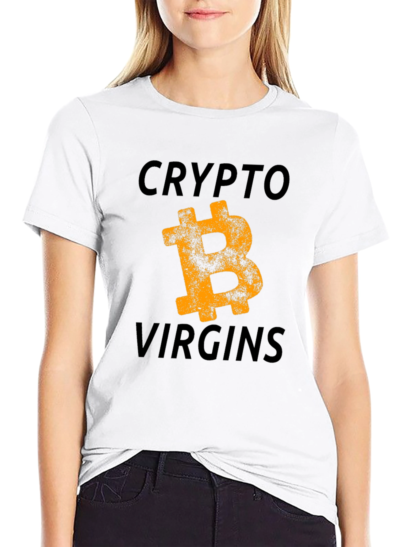 Crypto Virgins T-Shirt - Bitcoin Design