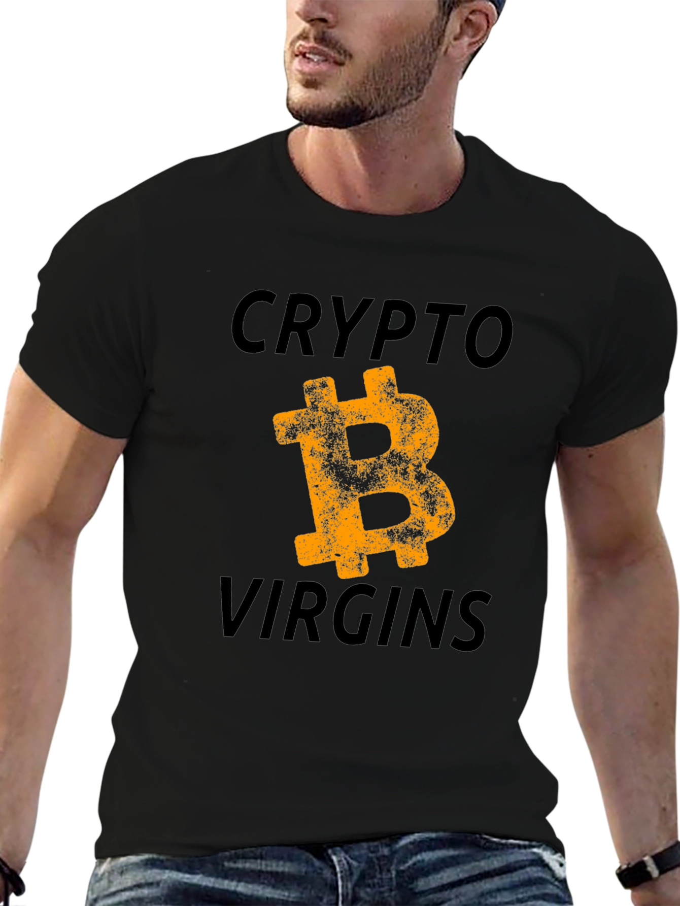 Crypto Virgins T-Shirt - Bitcoin Design