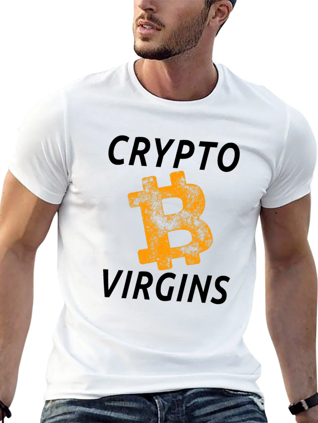 Crypto Virgins T-Shirt - Bitcoin Design