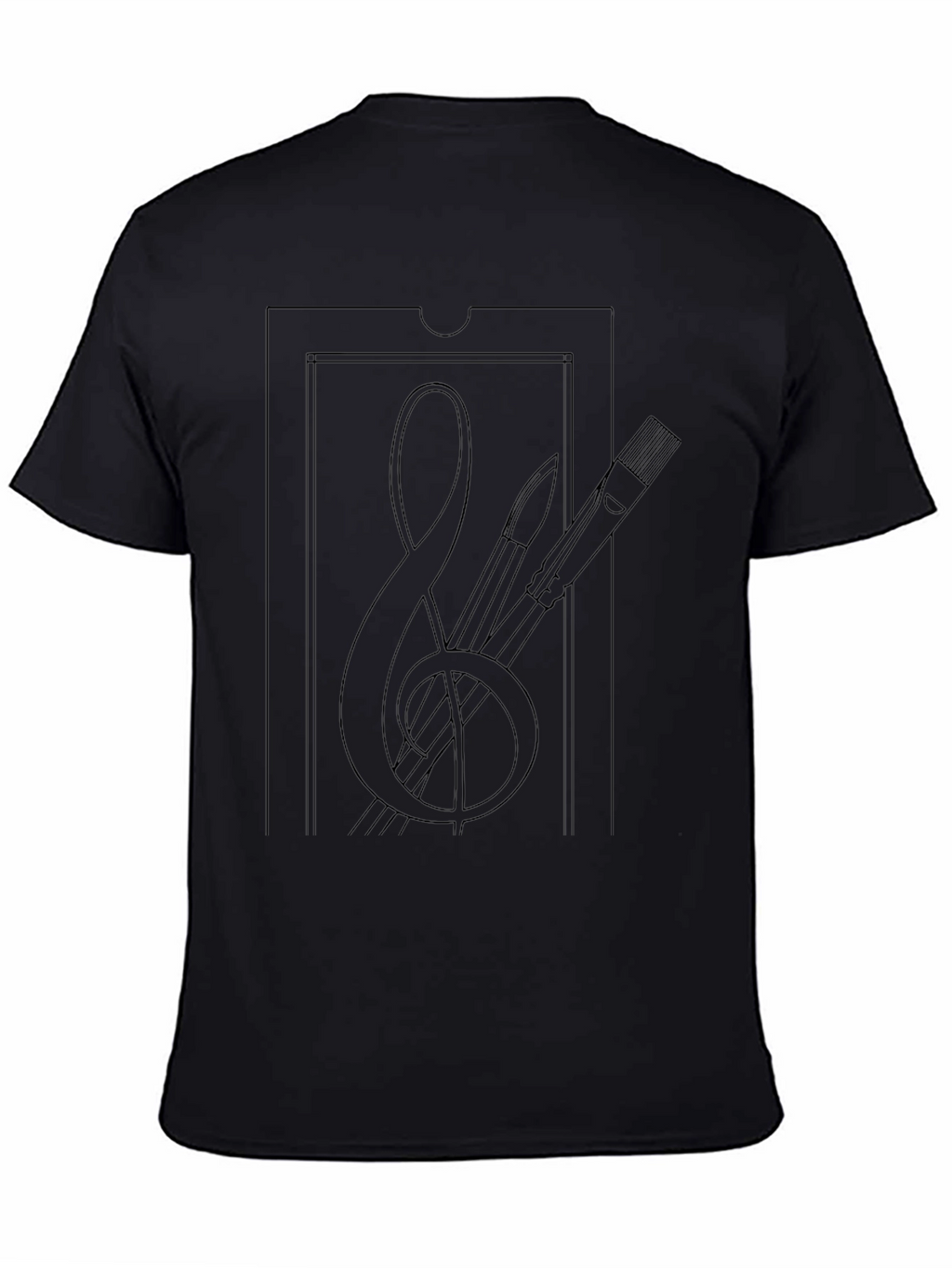 Artistic Line Art T-Shirt