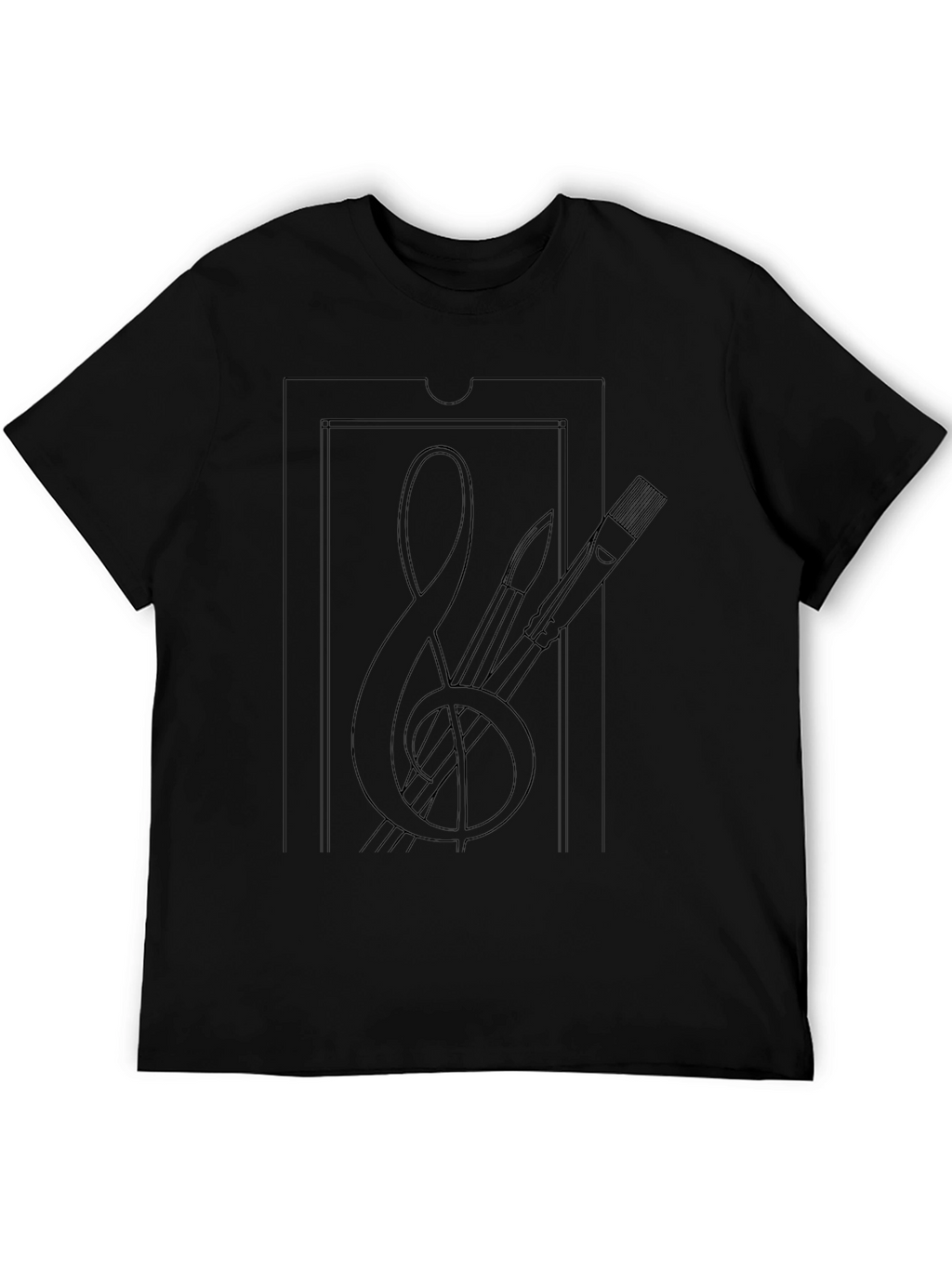 Artistic Line Art T-Shirt