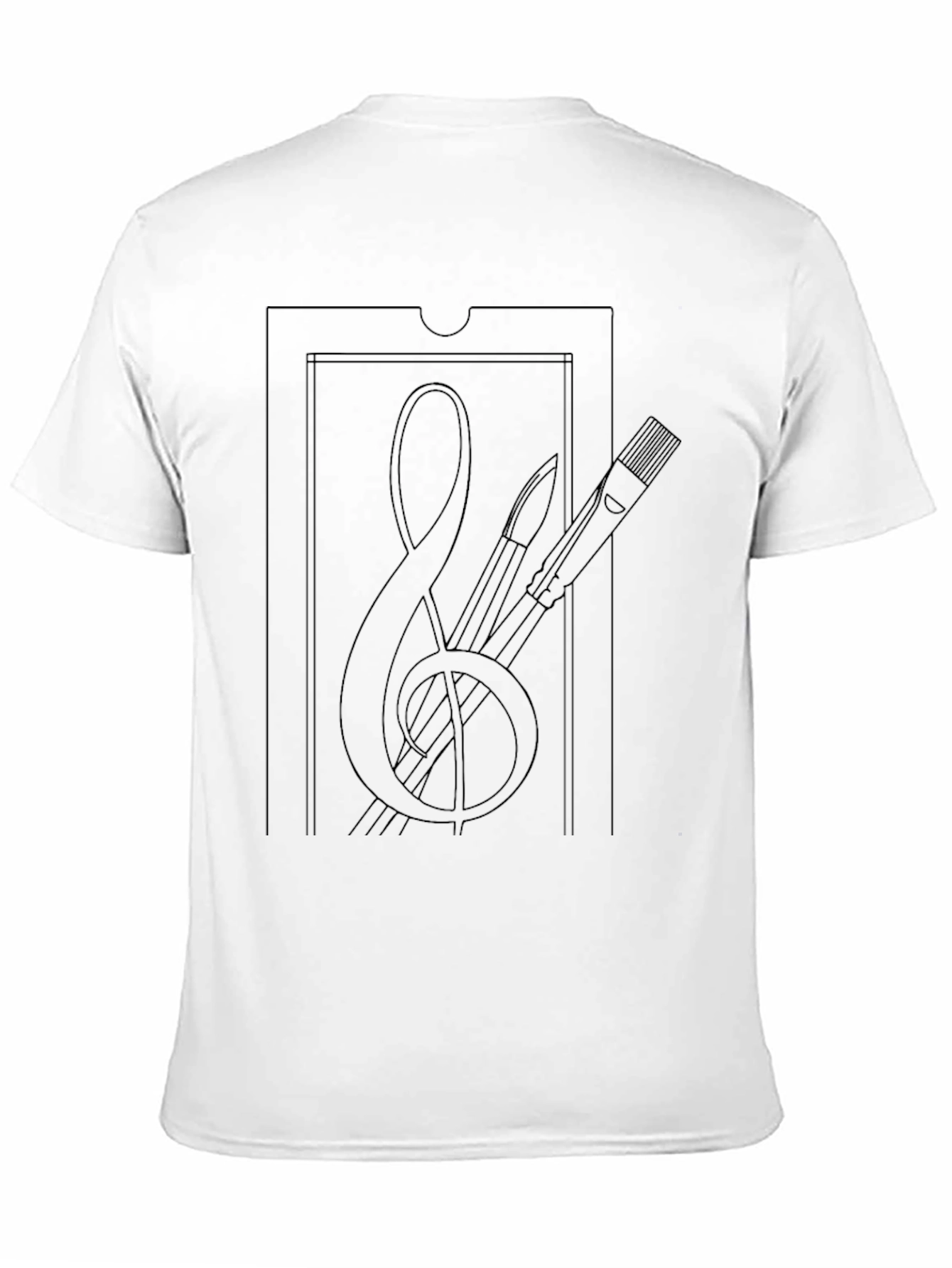 Artistic Line Art T-Shirt