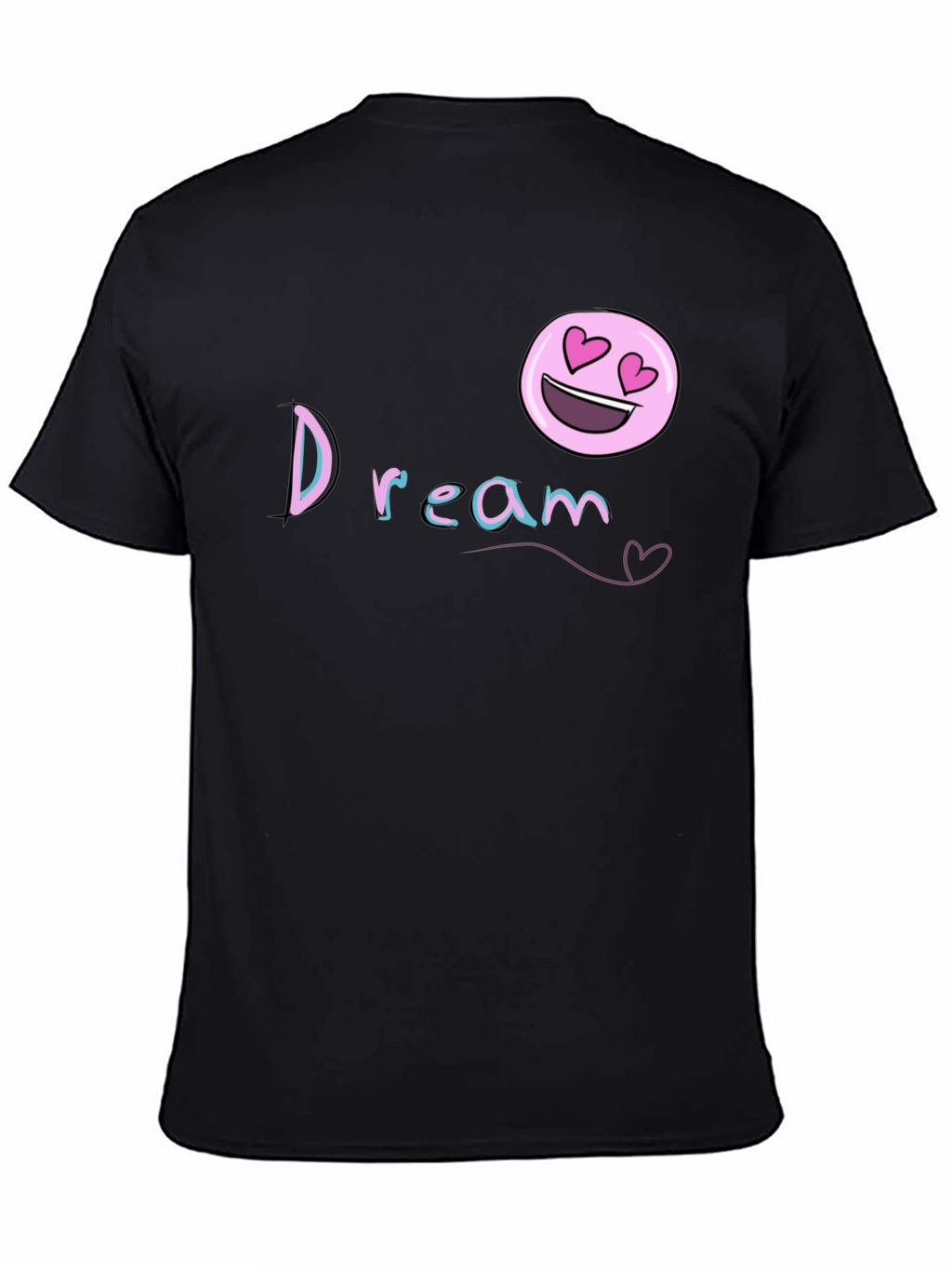 Dream Emoji Black T-Shirt
