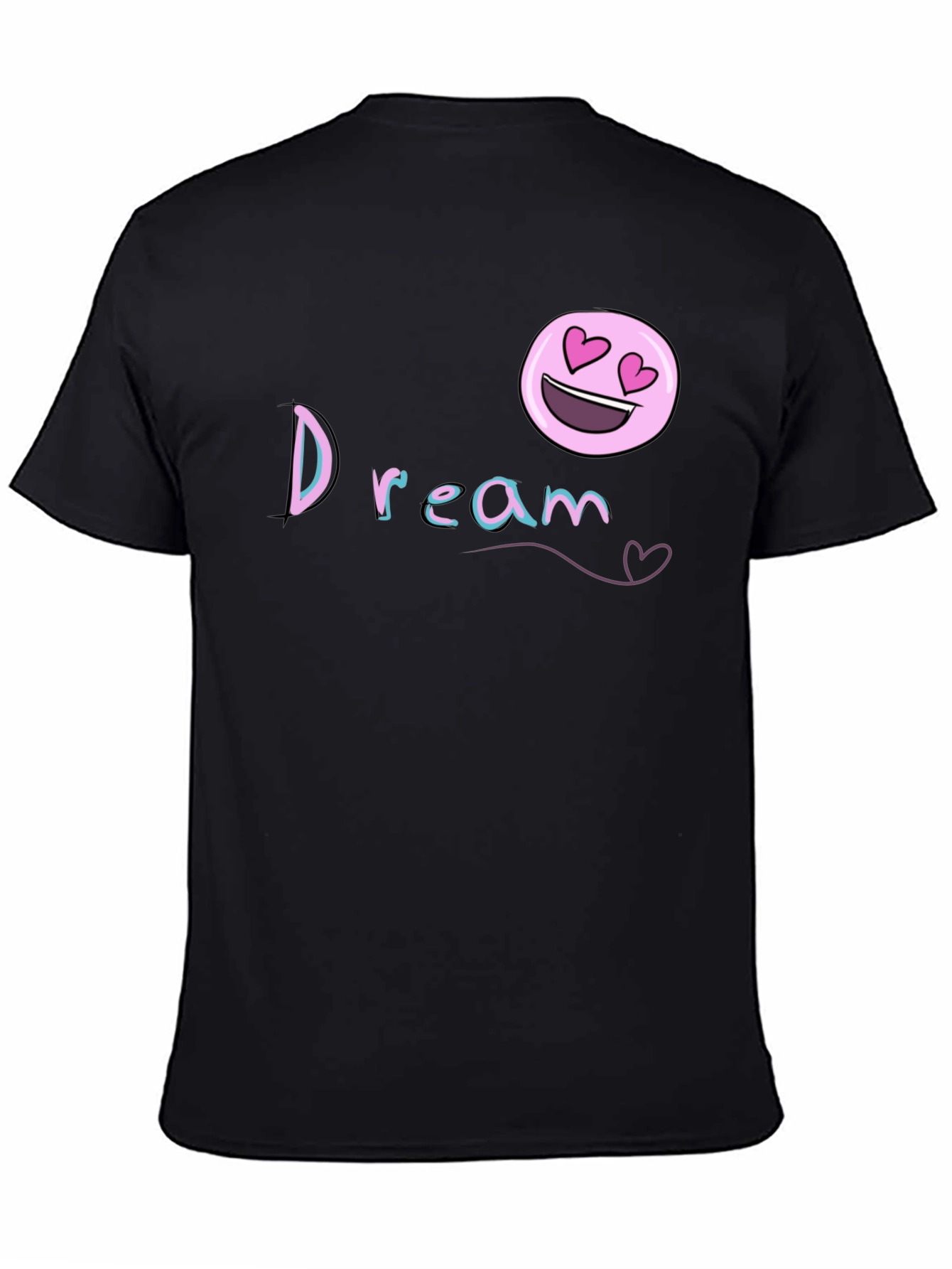 Dream Emoji Black T-Shirt