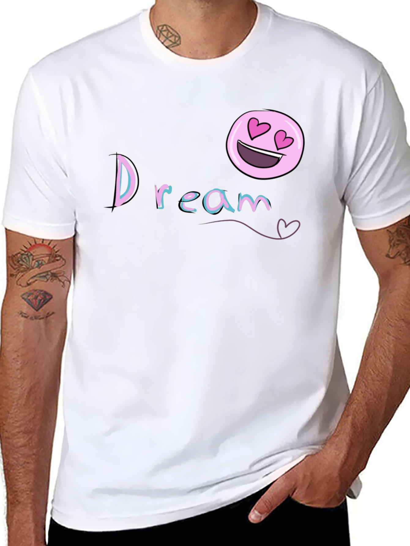 Dream Emoji Black T-Shirt