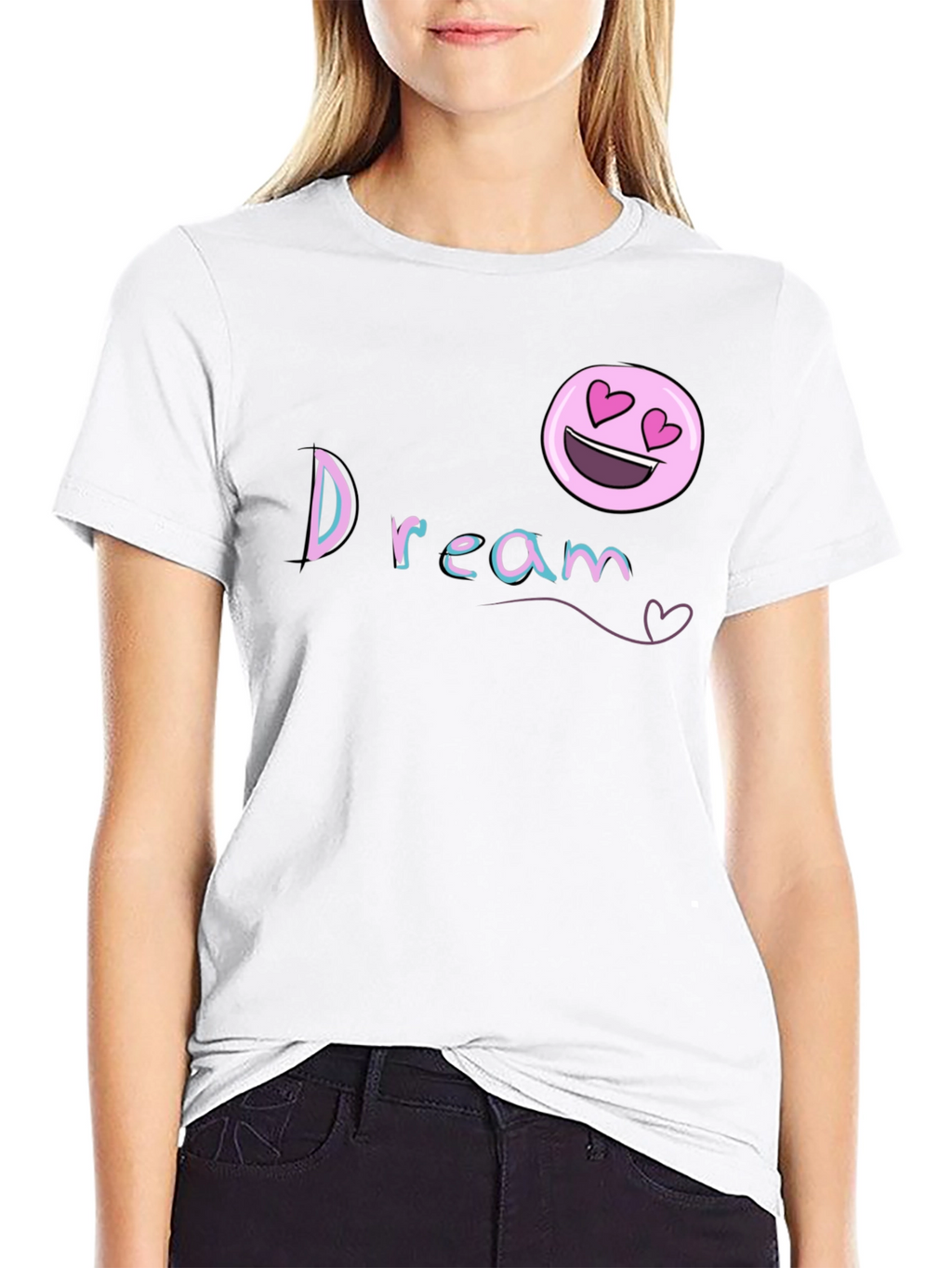 Dream Emoji Black T-Shirt