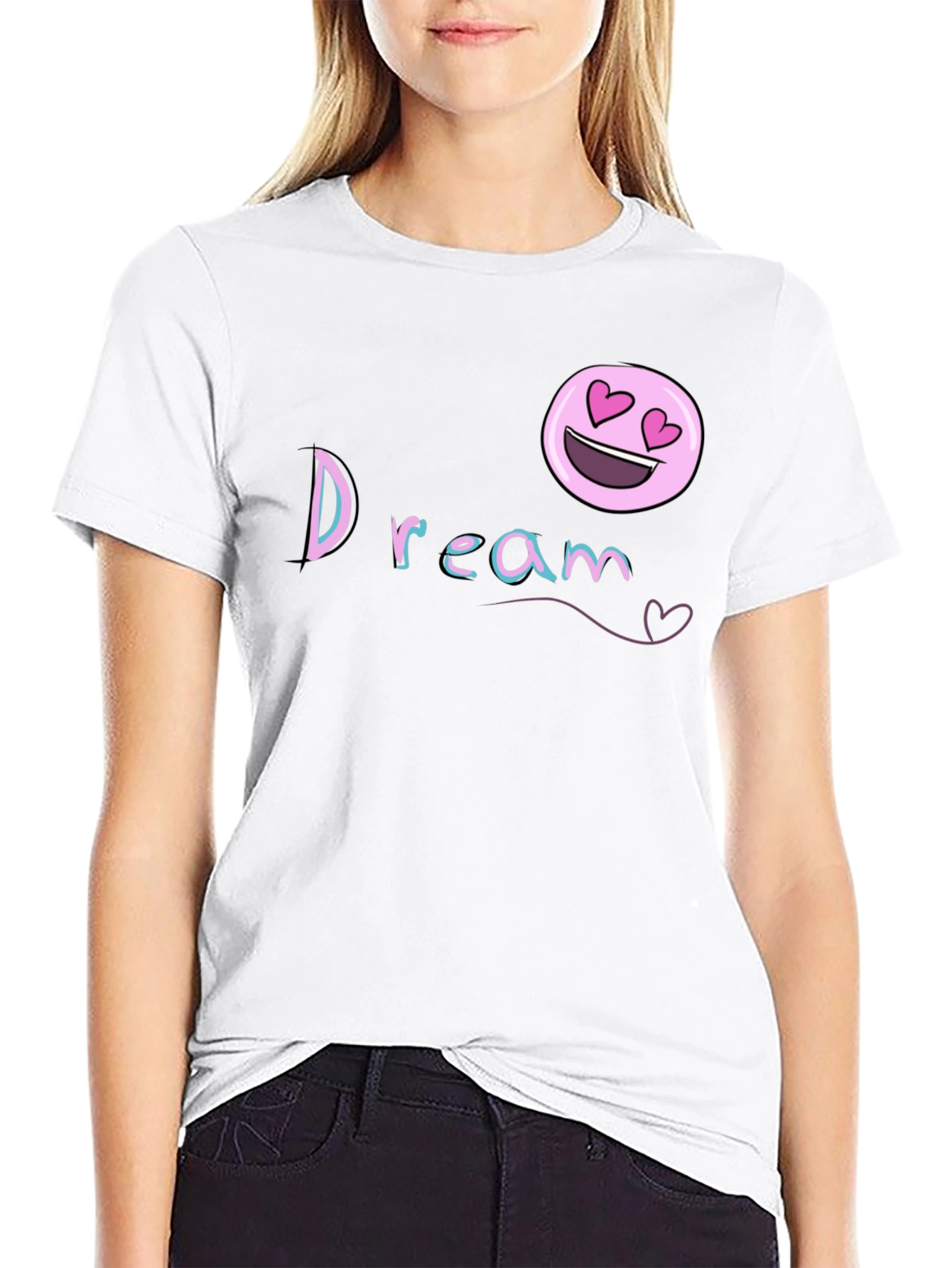 Dream Emoji Black T-Shirt