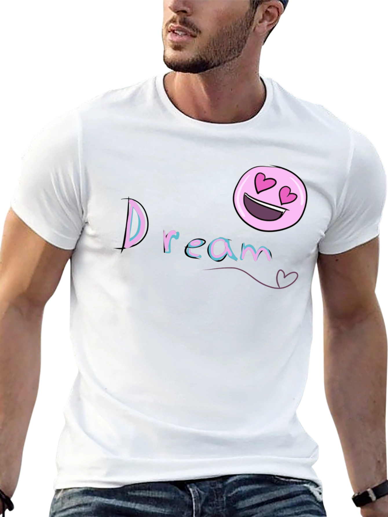 Dream Emoji Black T-Shirt