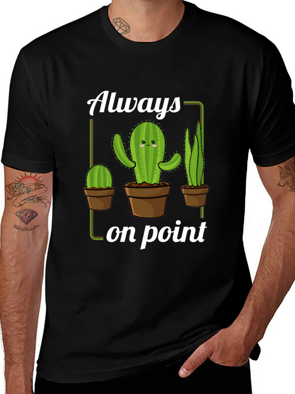 Always On Point Cactus Graphic Tee