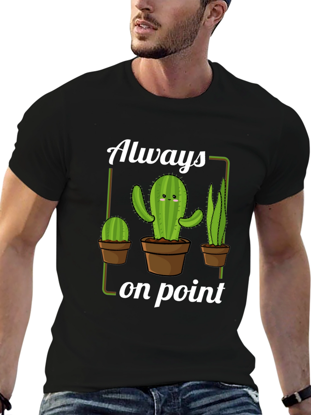 Always On Point Cactus Graphic Tee