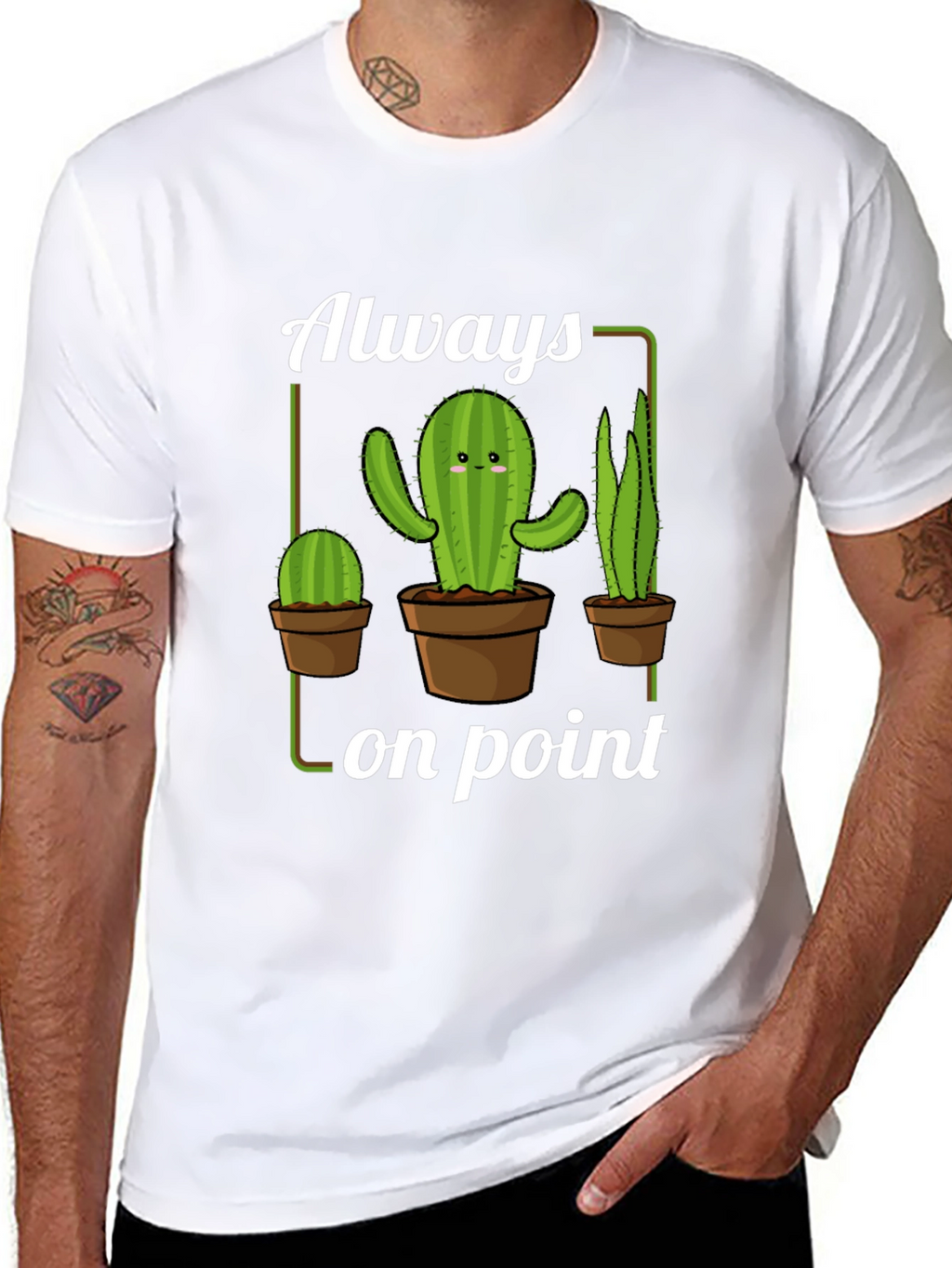 Always On Point Cactus Graphic Tee