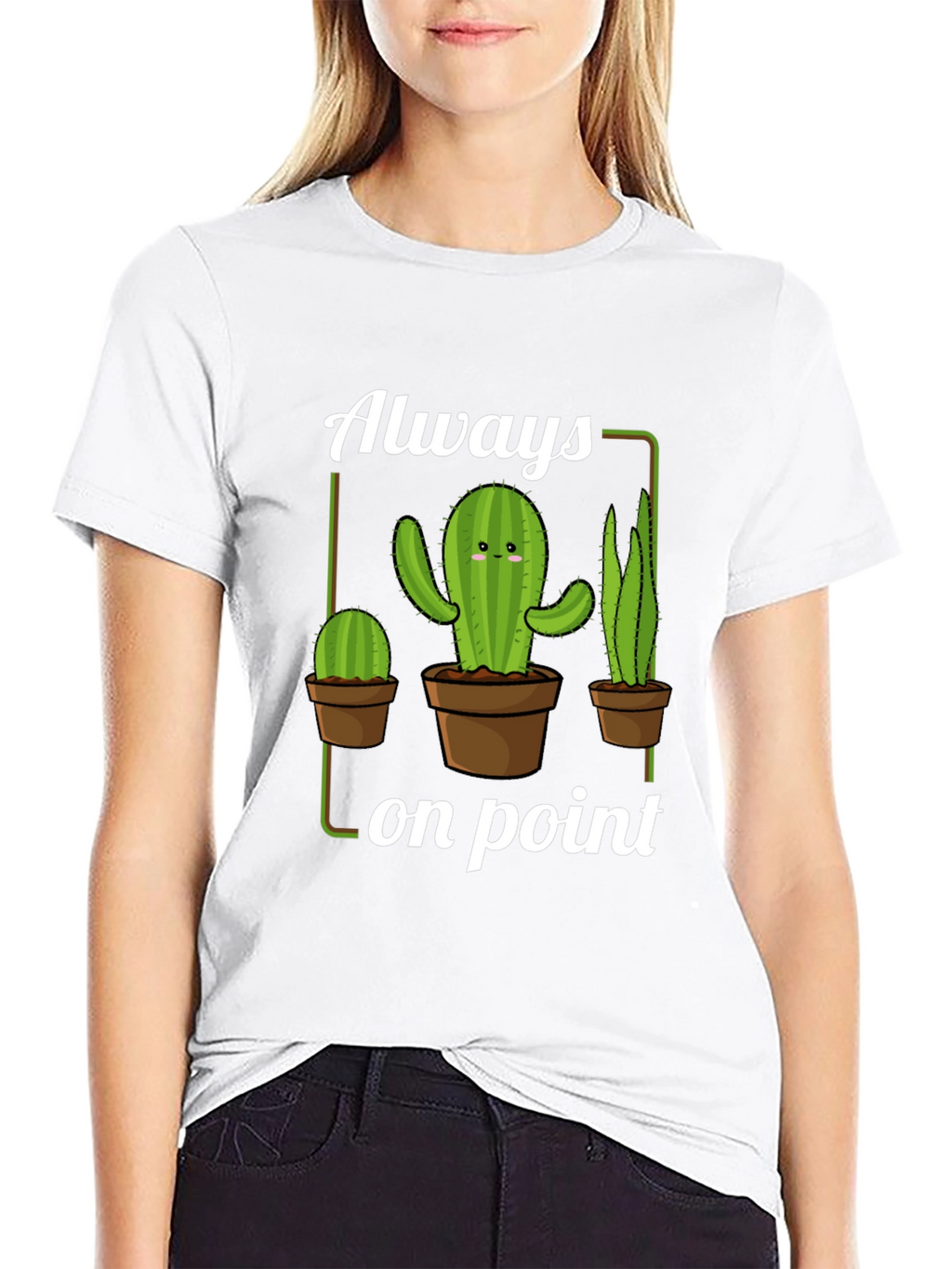 Always On Point Cactus Graphic Tee