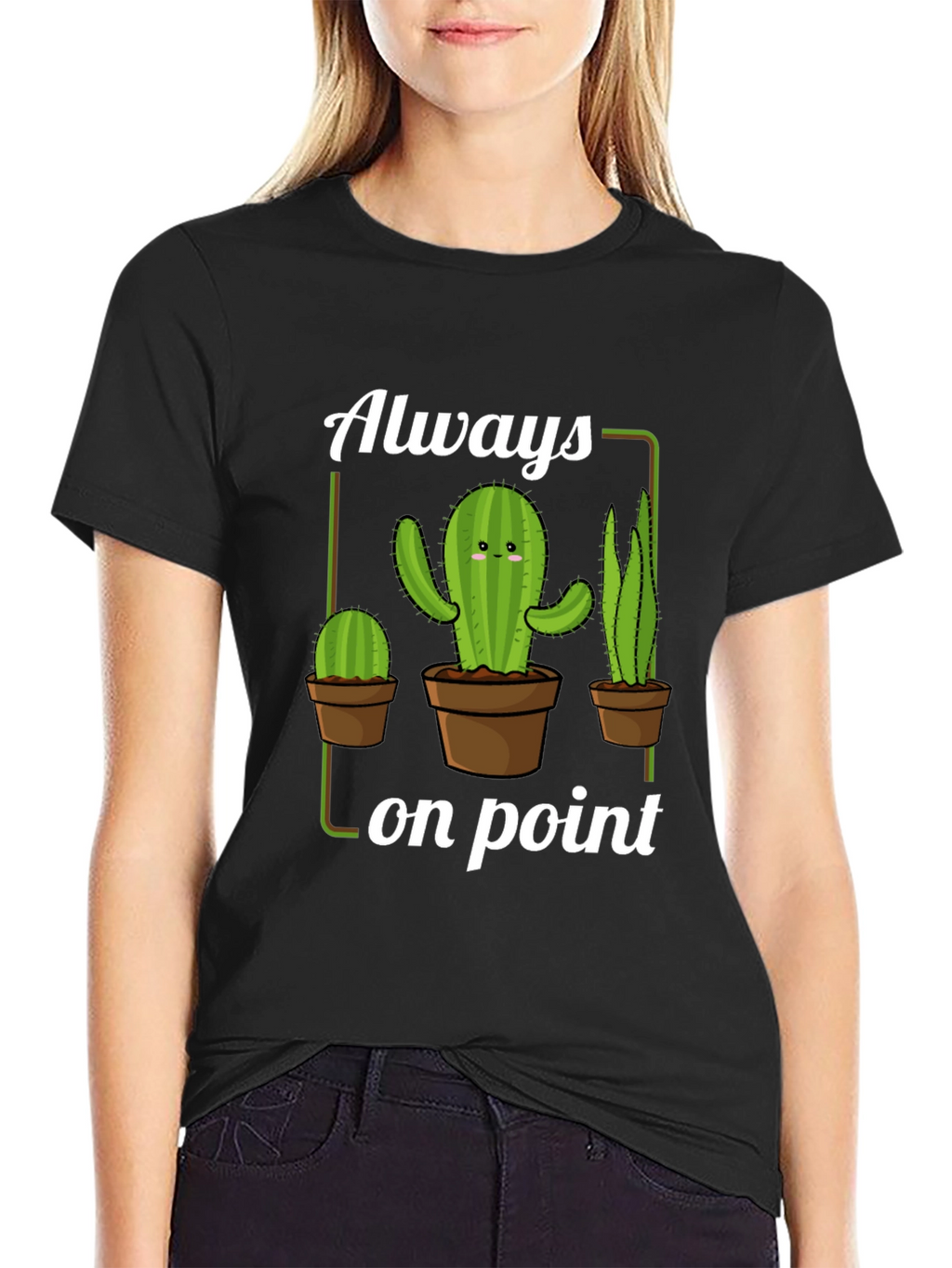 Always On Point Cactus Graphic Tee