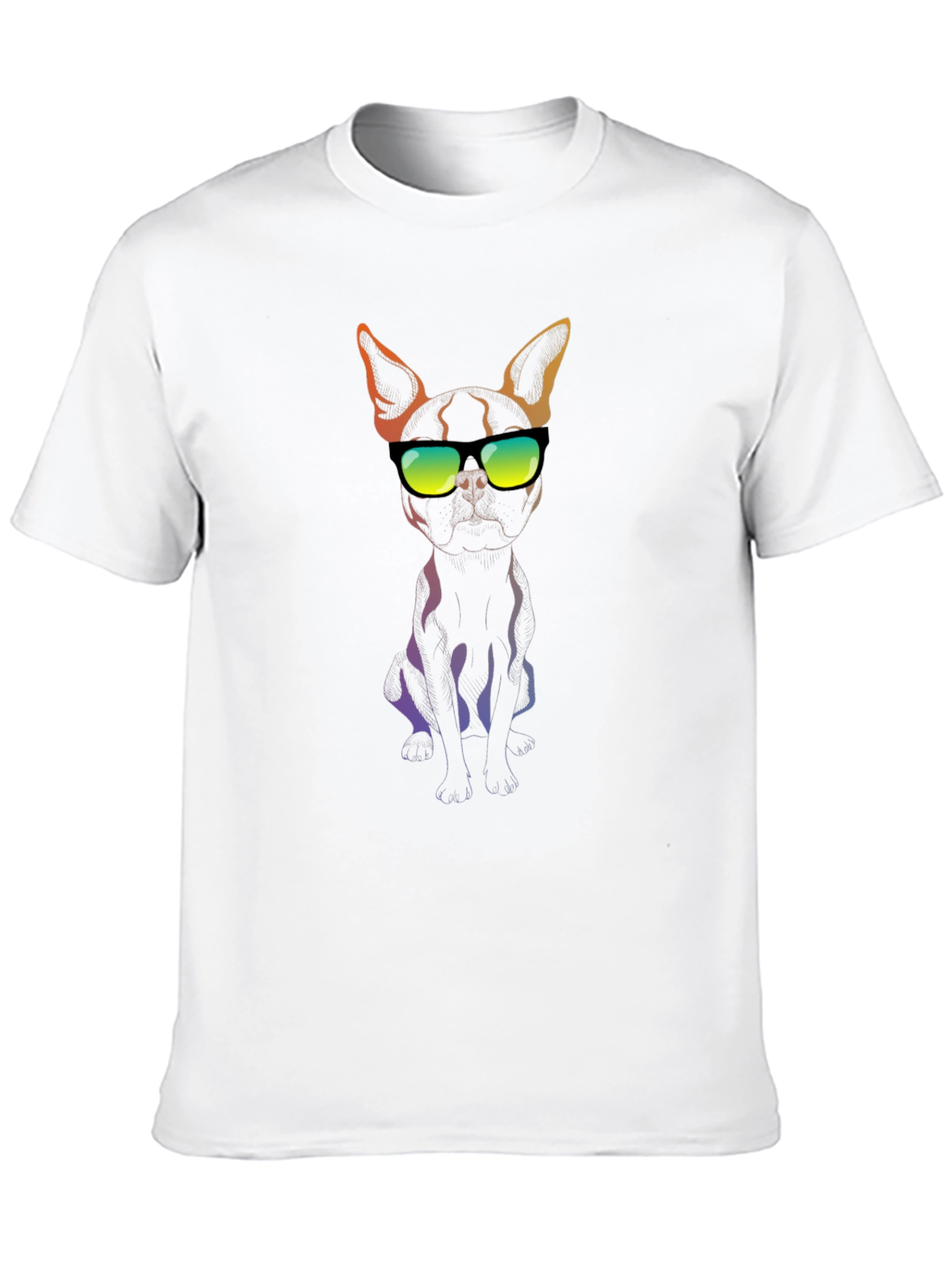 Cool Dog Graphic Tee - Trendy Black T-Shirt