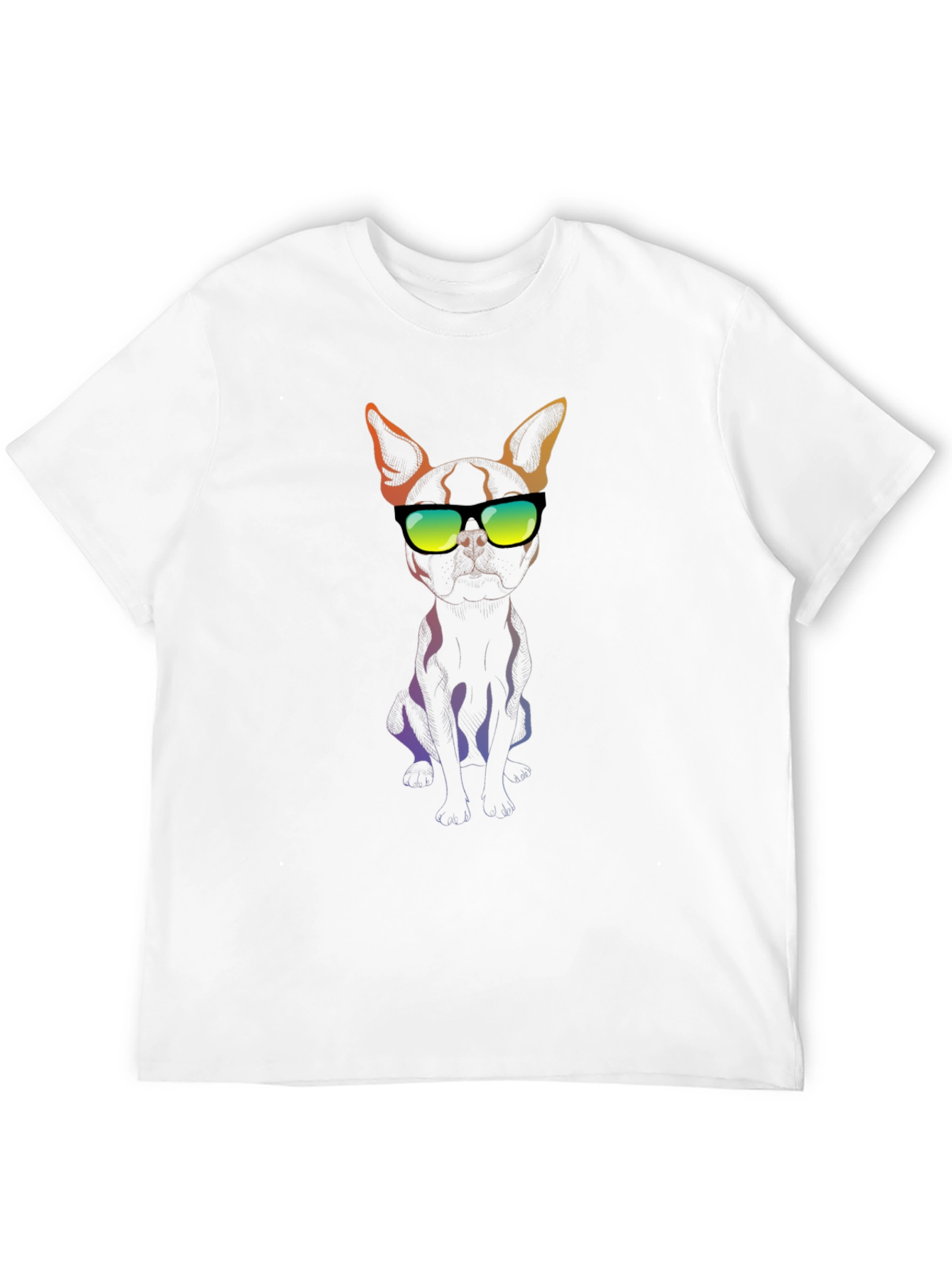 Cool Dog Graphic Tee - Trendy Black T-Shirt