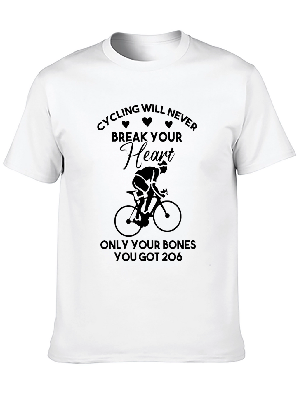 Cycling T-Shirt: Heart & Bones Tee