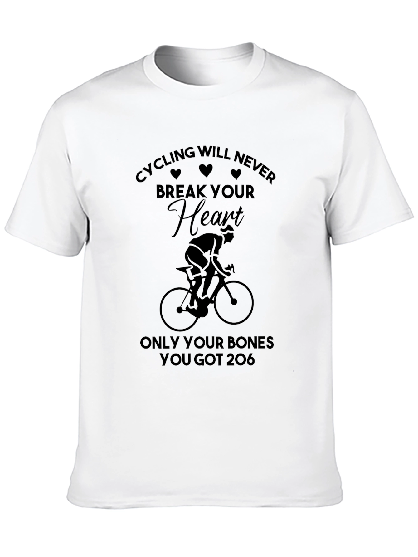 Cycling T-Shirt: Heart & Bones Tee