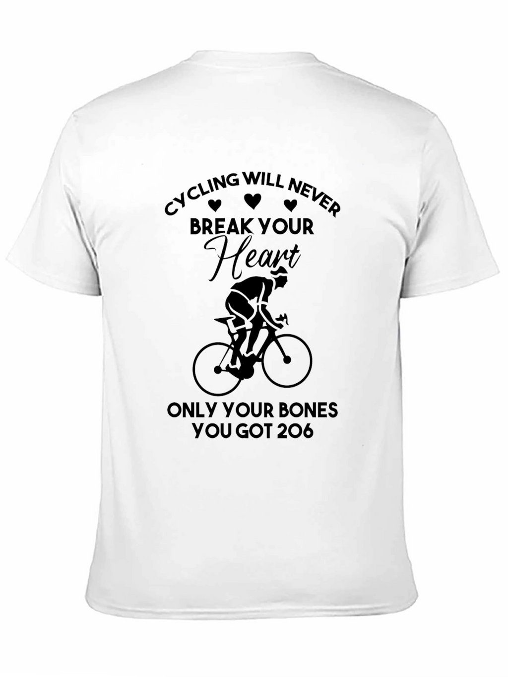 Cycling T-Shirt: Heart & Bones Tee
