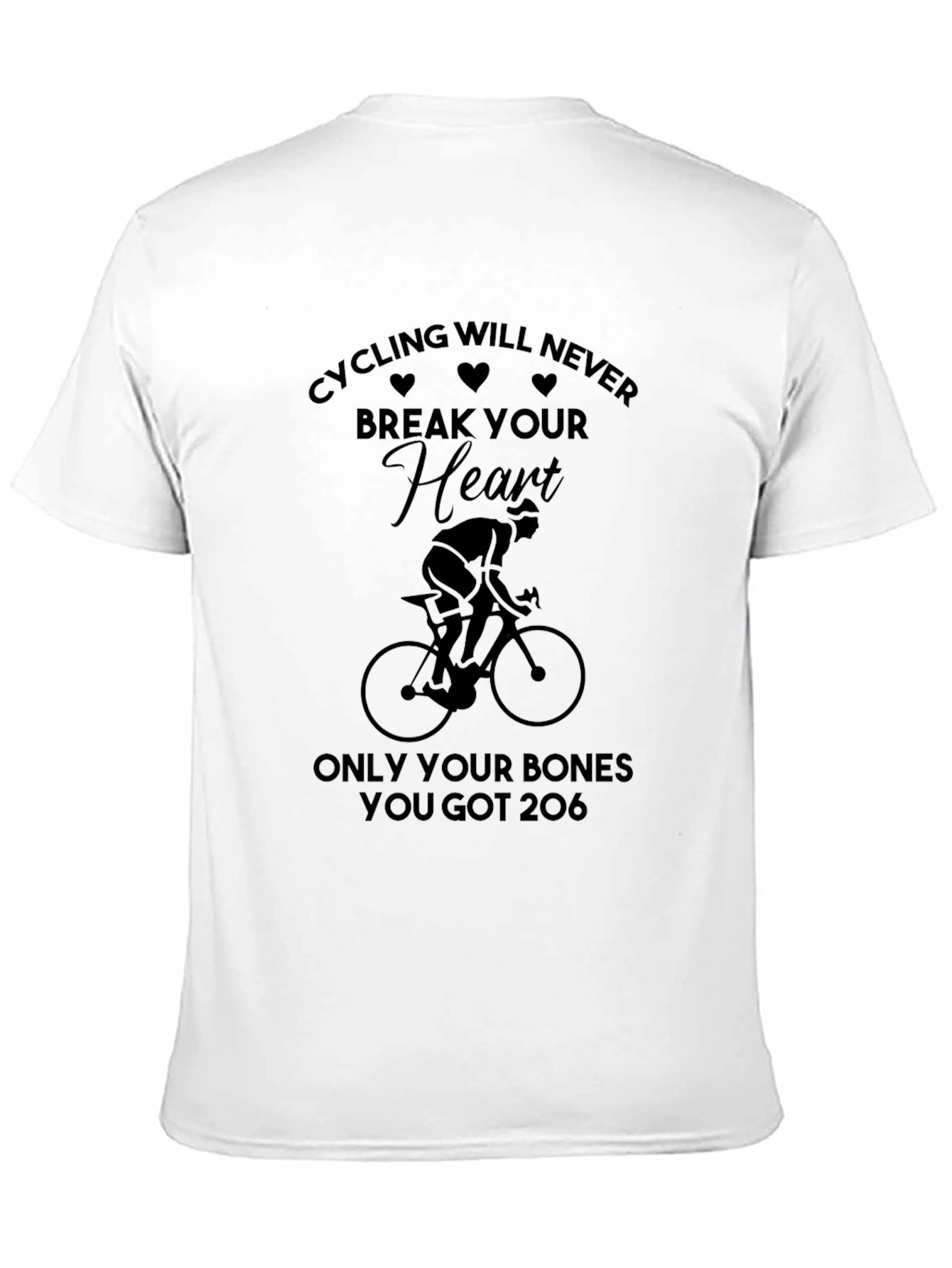 Cycling T-Shirt: Heart & Bones Tee