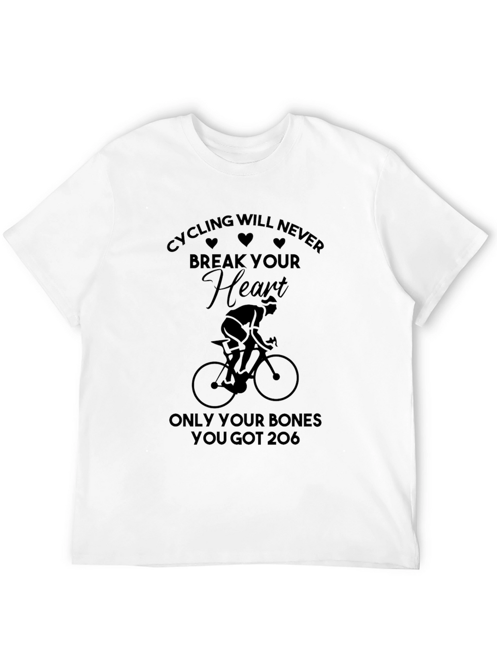 Cycling T-Shirt: Heart & Bones Tee
