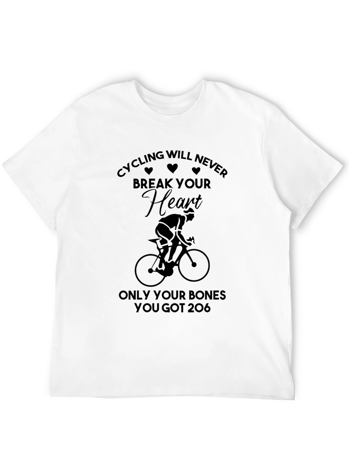 Cycling T-Shirt: Heart & Bones Tee