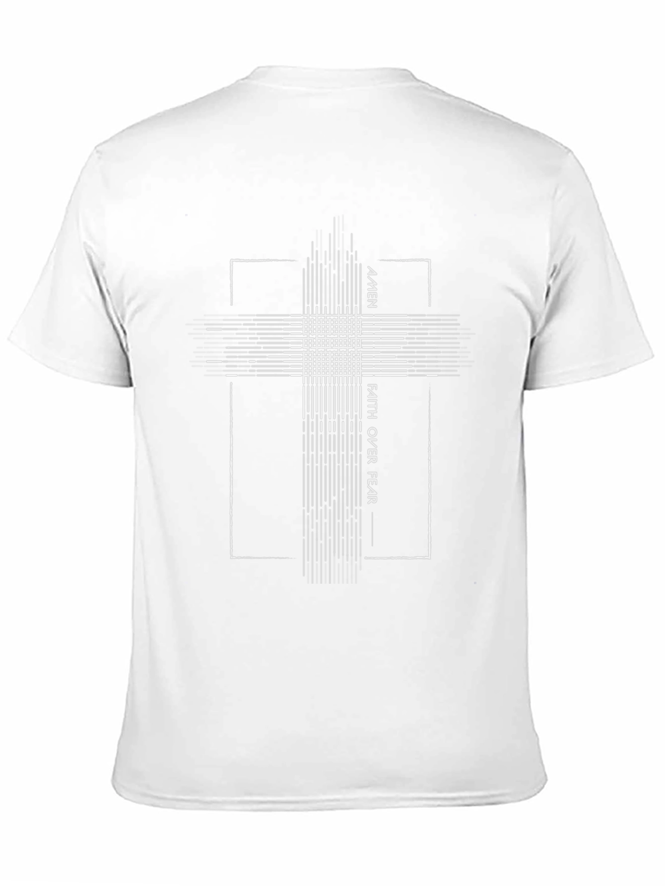 Faith Over Fear Graphic Tee - Black Cotton T-Shirt