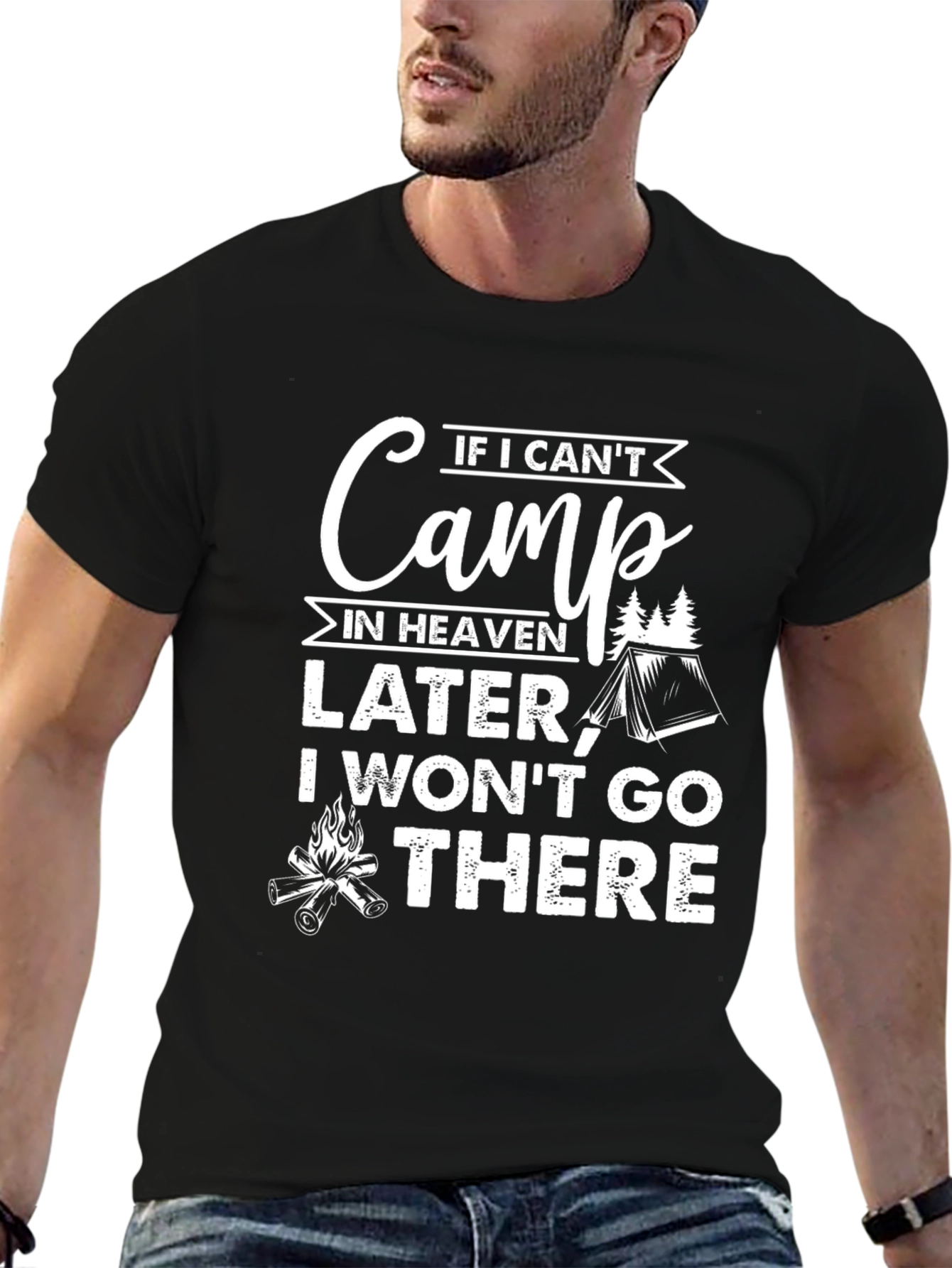 Camping Humor Graphic T-Shirt