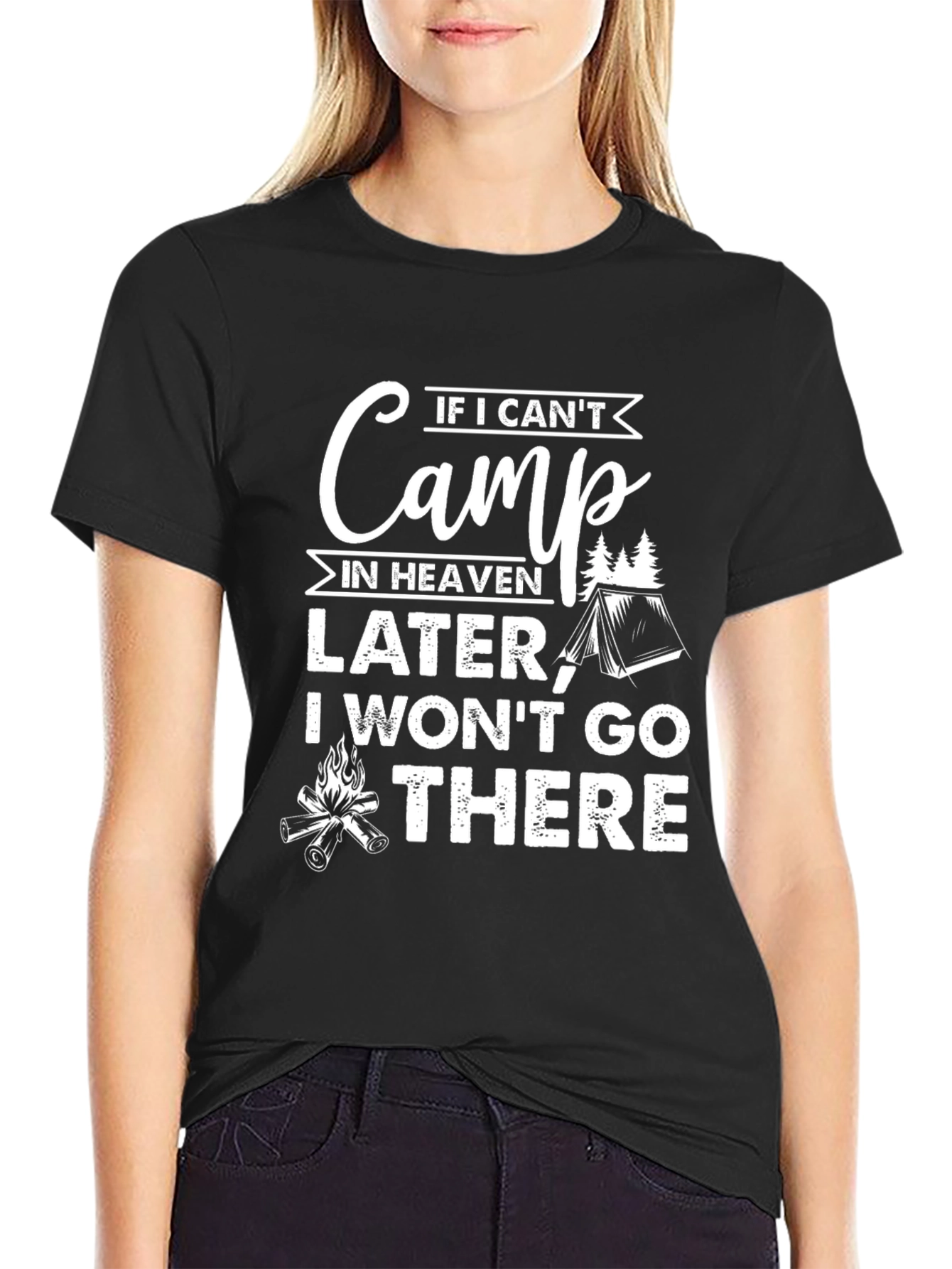Camping Humor Graphic T-Shirt