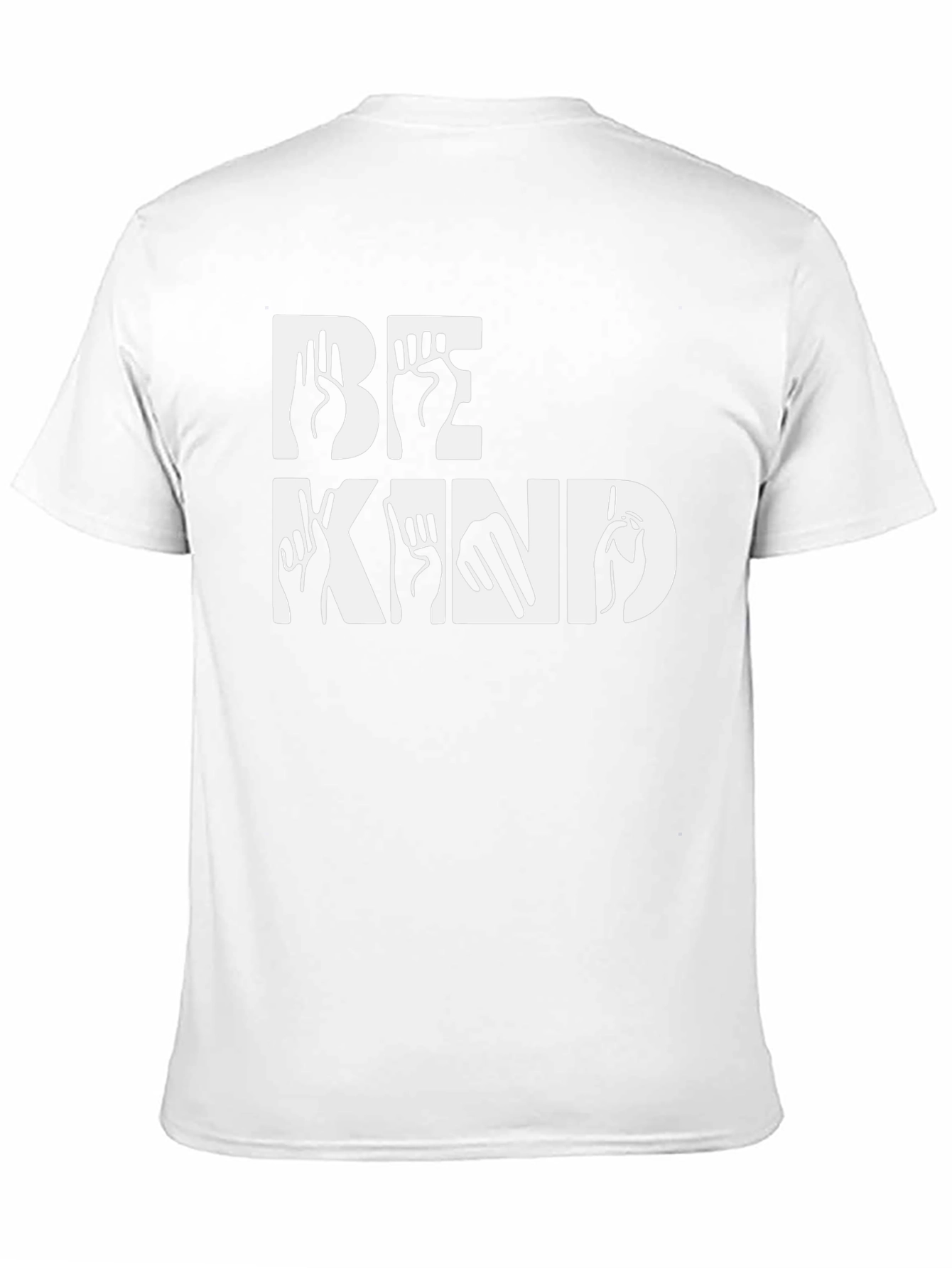Be Kind Sign Language T-Shirt - Black