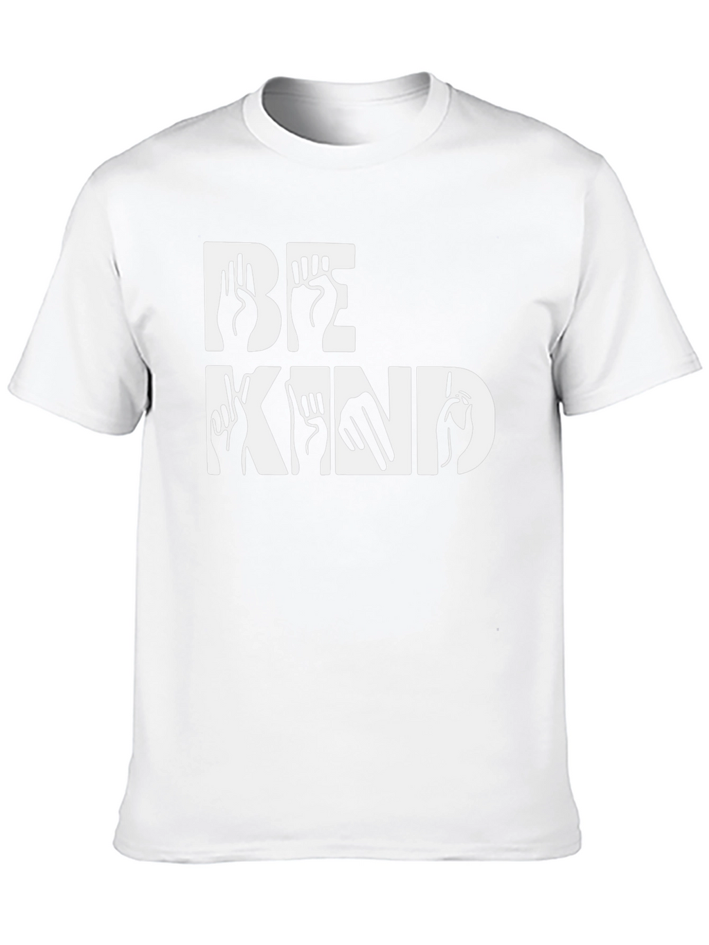 Be Kind Sign Language T-Shirt - Black