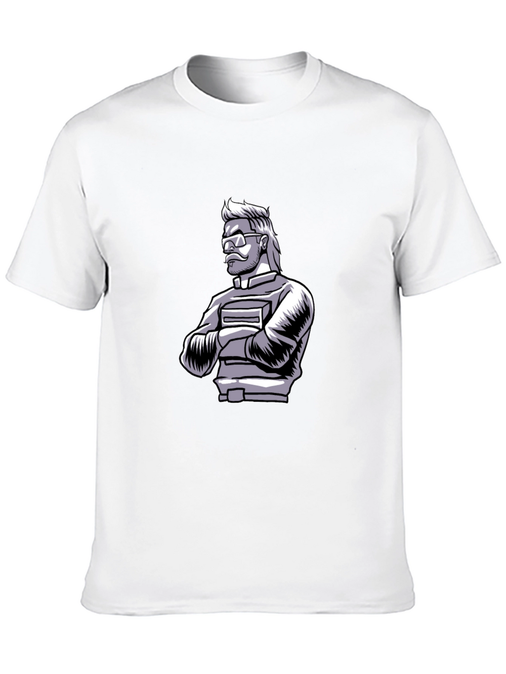 Cool Graphic Print Black T-Shirt