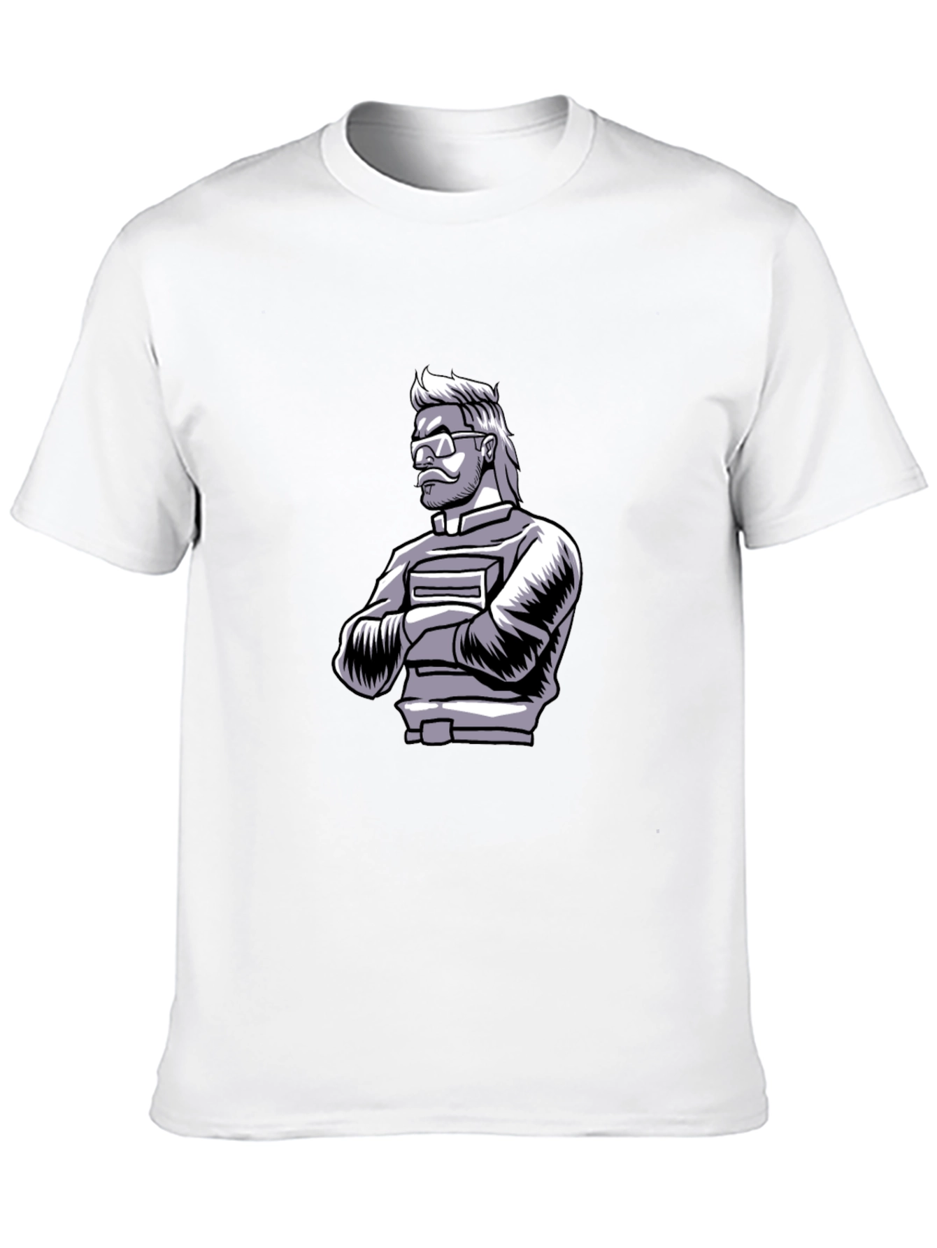 Cool Graphic Print Black T-Shirt