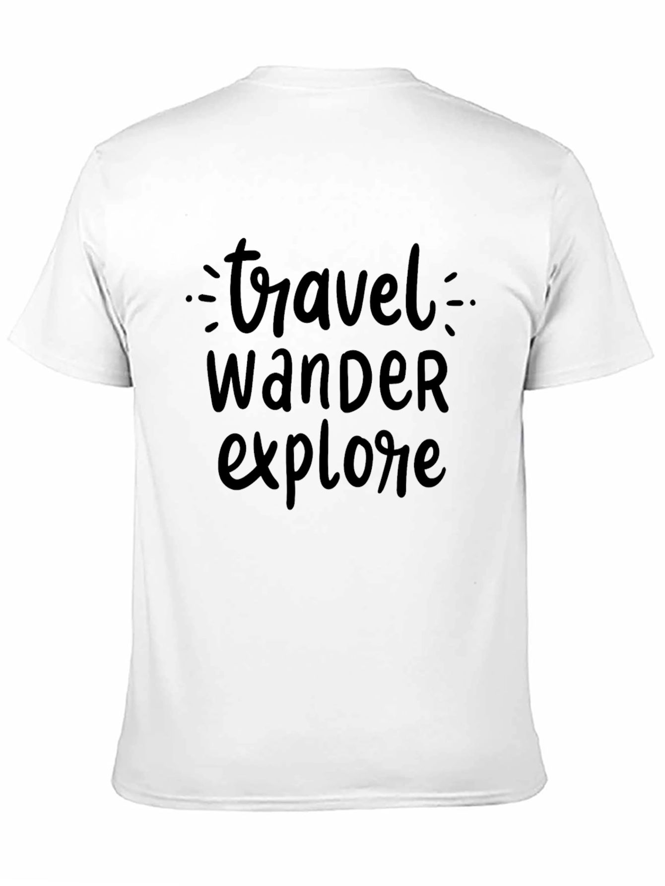 Travel Wander Explore Graphic Tee - Soft Cotton Blend