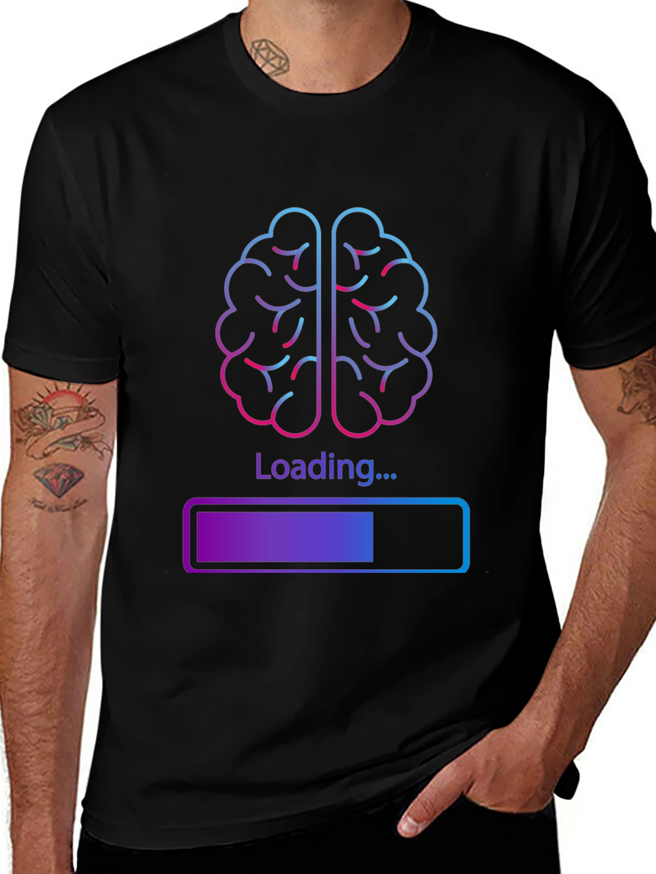 Brain Loading T-Shirt - Funny & Stylish Tee