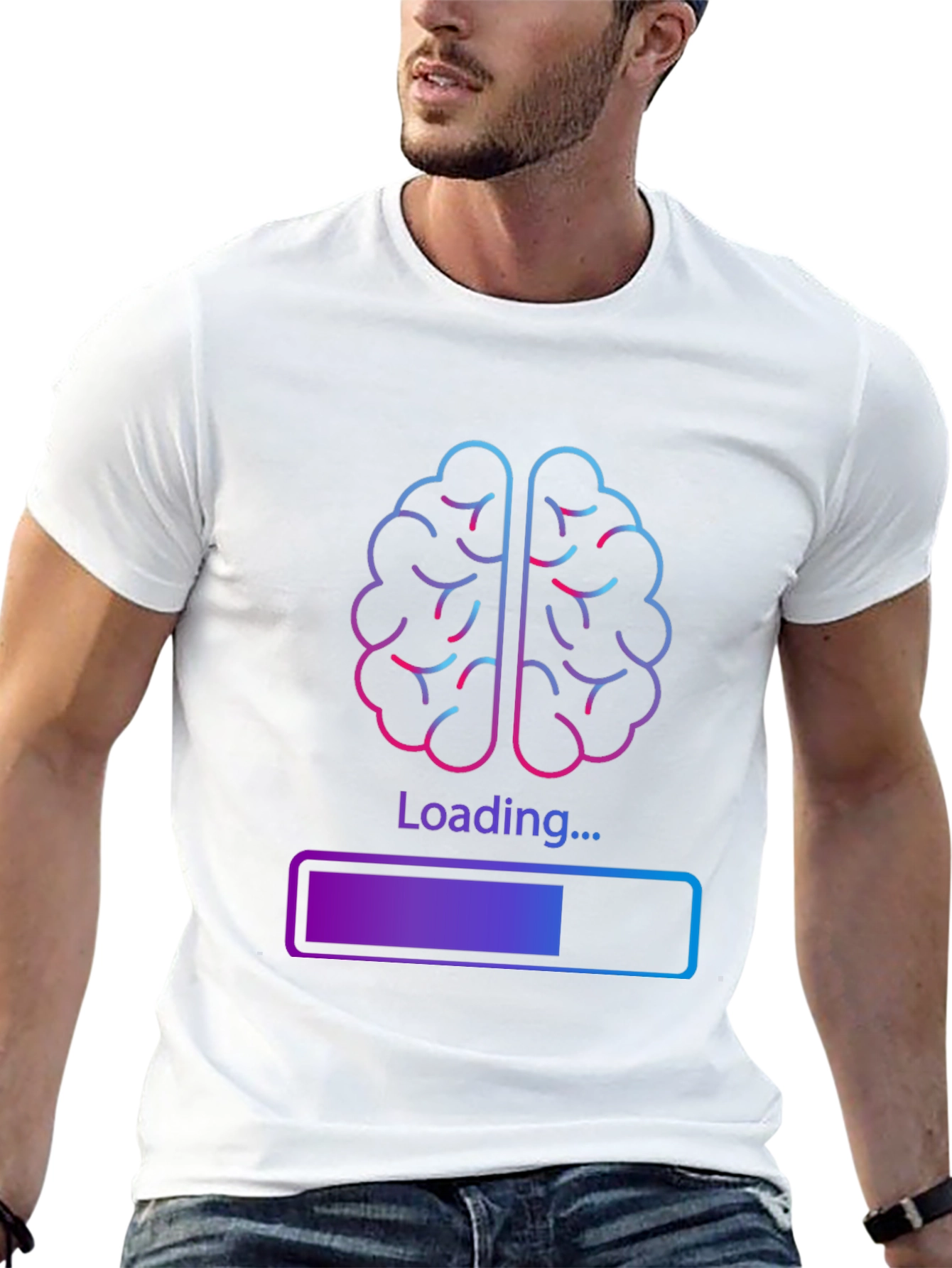 Brain Loading T-Shirt - Funny & Stylish Tee