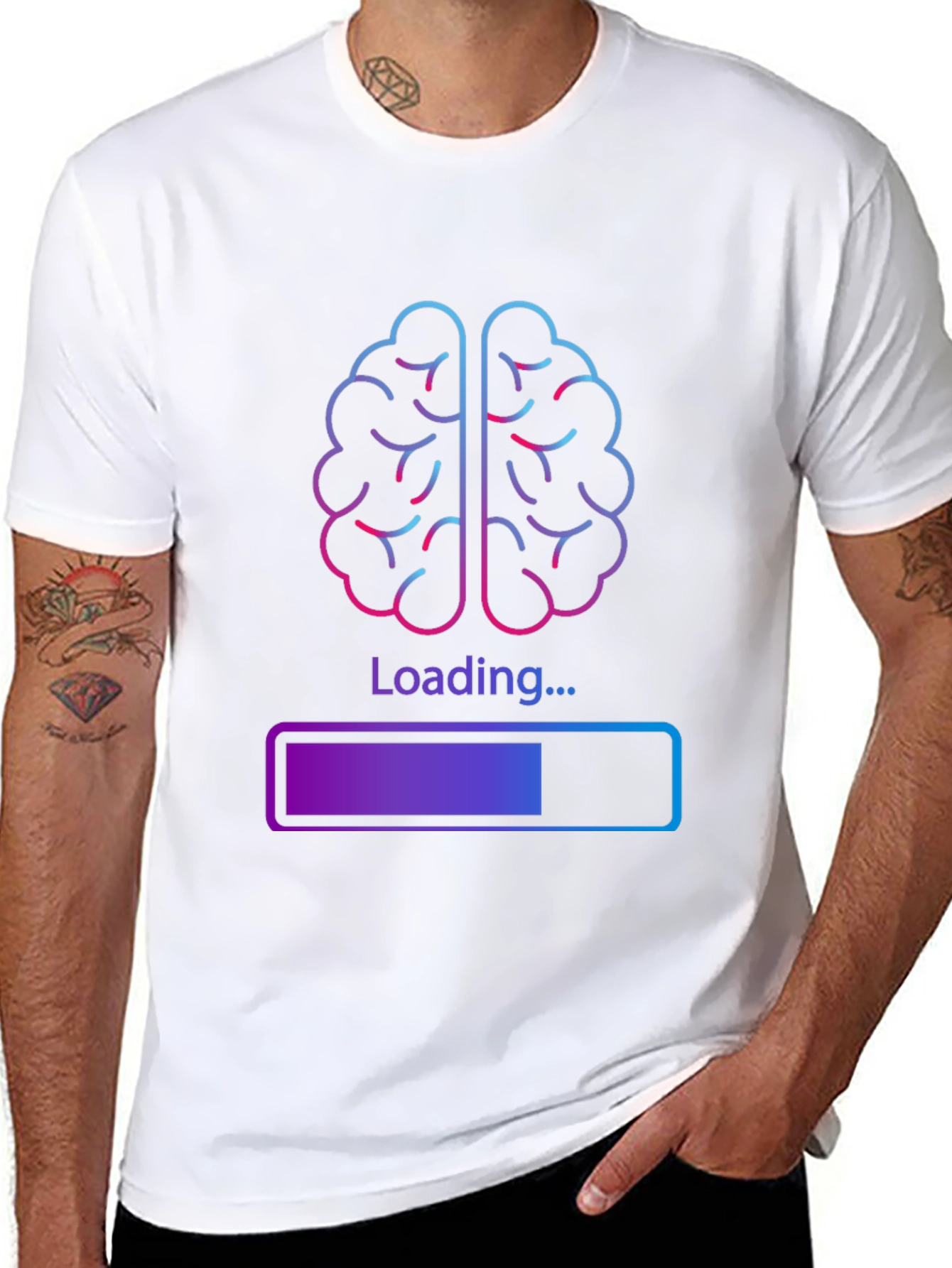 Brain Loading T-Shirt - Funny & Stylish Tee