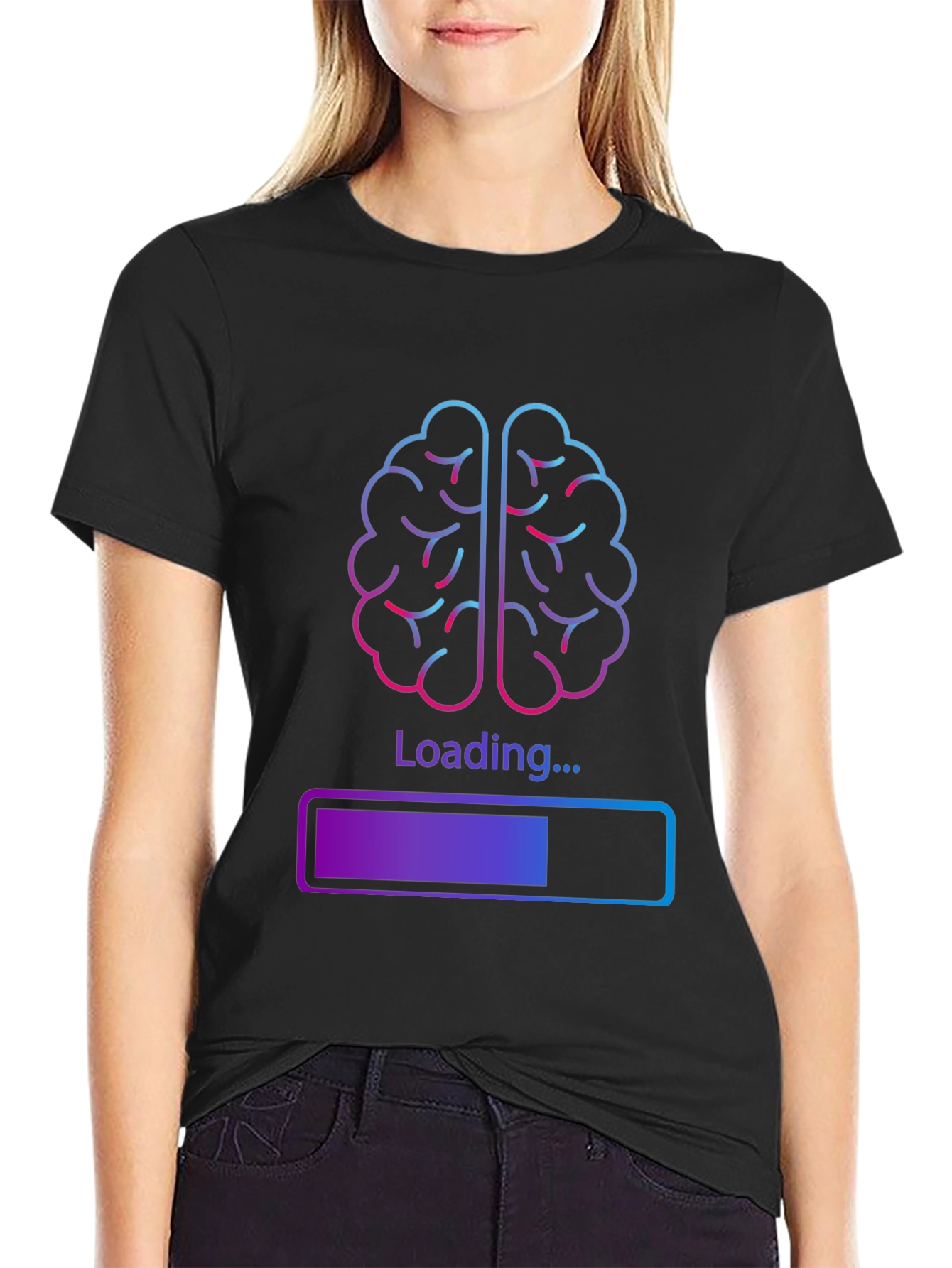 Brain Loading T-Shirt - Funny & Stylish Tee