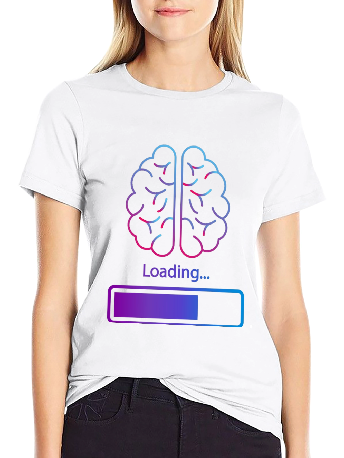 Brain Loading T-Shirt - Funny & Stylish Tee