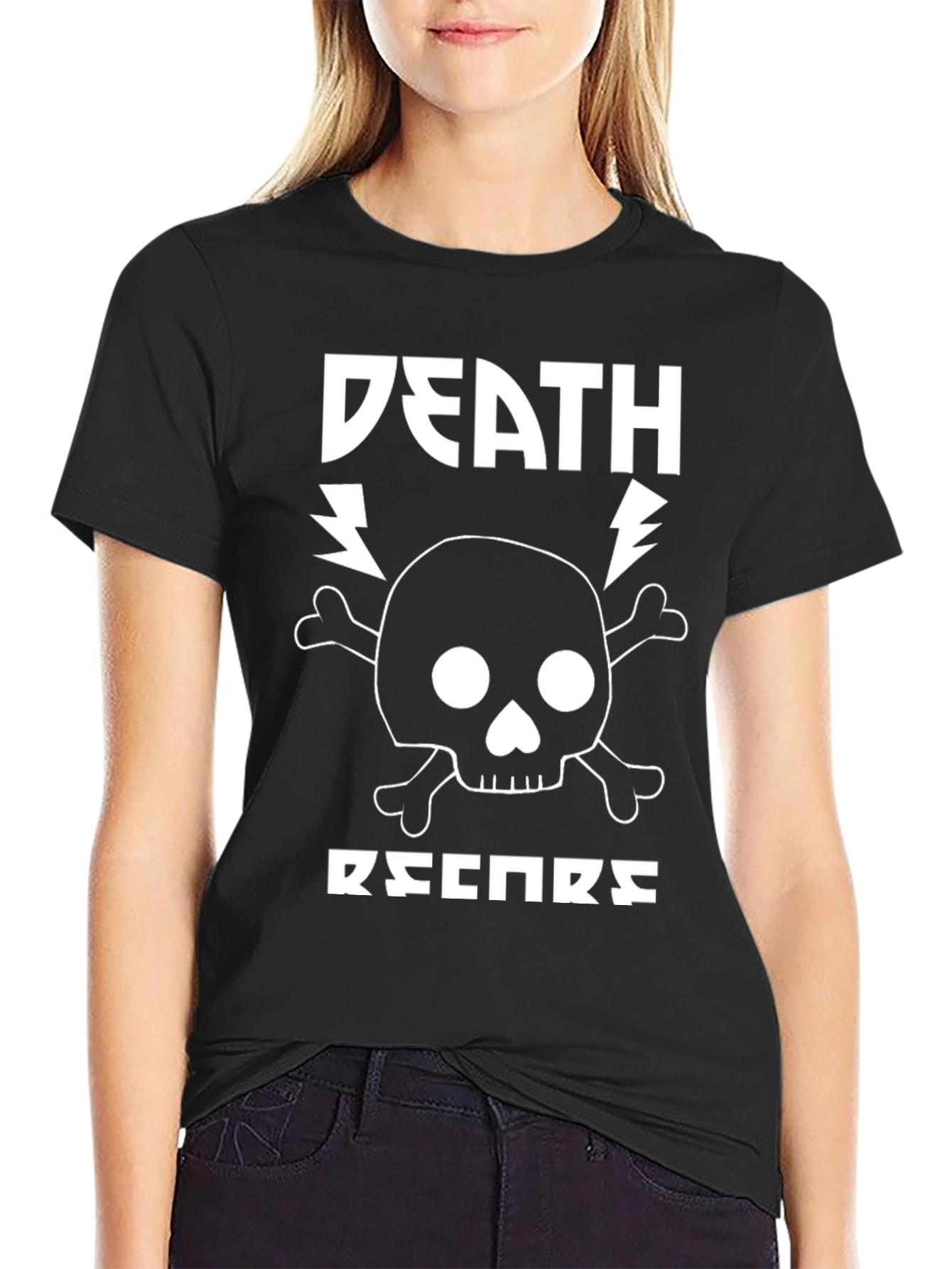 Death Records Graphic Print T-Shirt