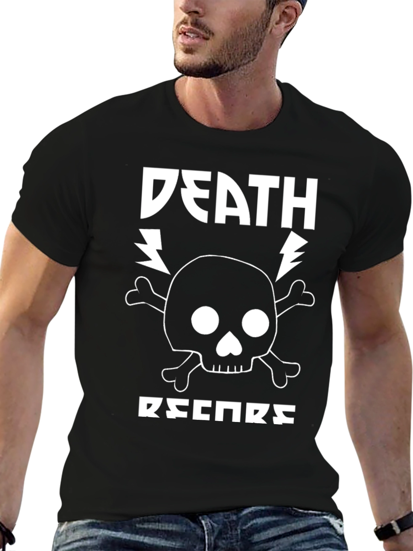 Death Records Graphic Print T-Shirt