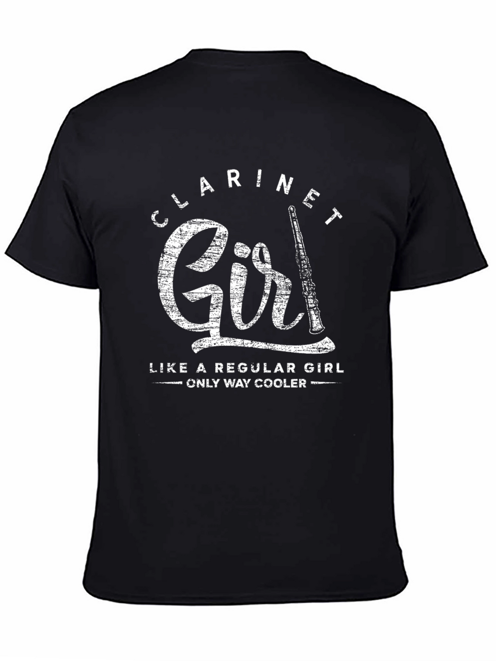 Clarinet Girl T-Shirt - Musician Gift