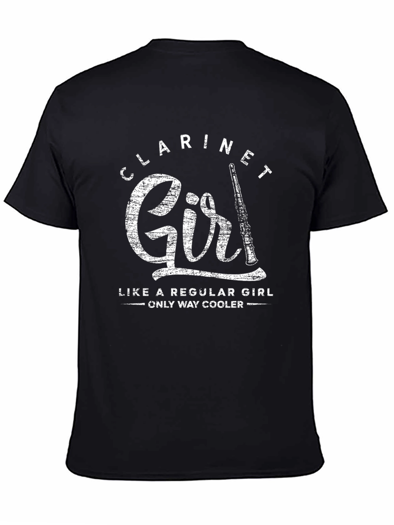Clarinet Girl T-Shirt - Musician Gift
