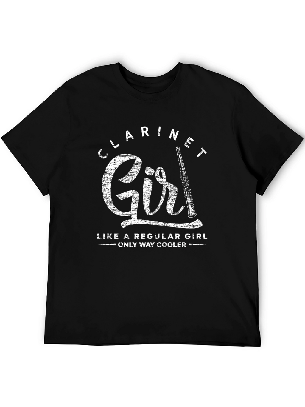 Clarinet Girl T-Shirt - Musician Gift